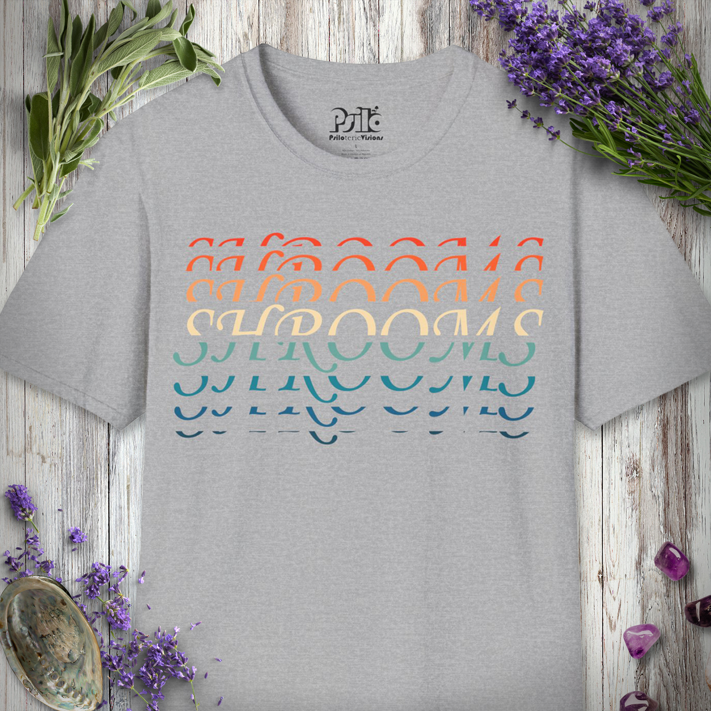 Shrooms Text Effect T-SHIRT