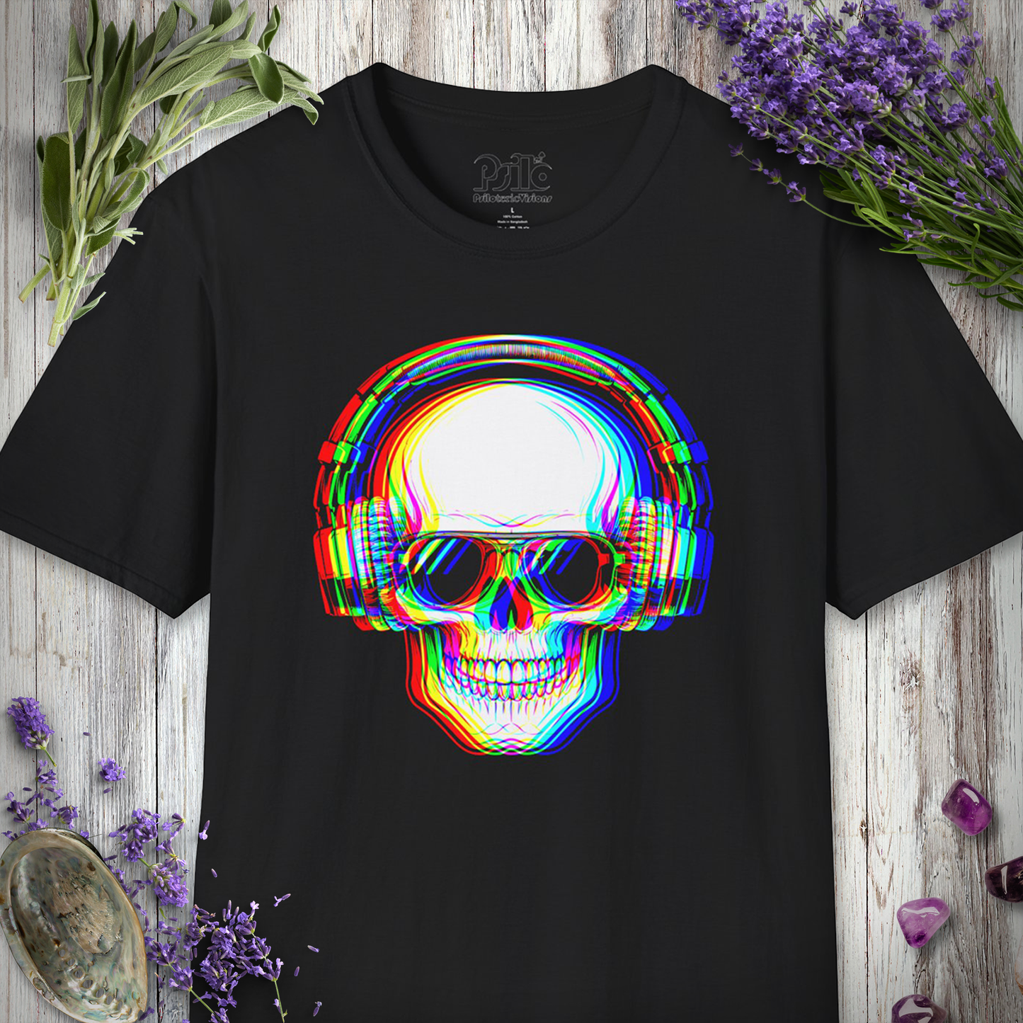 "Skull & Headphones Society" T-SHIRT