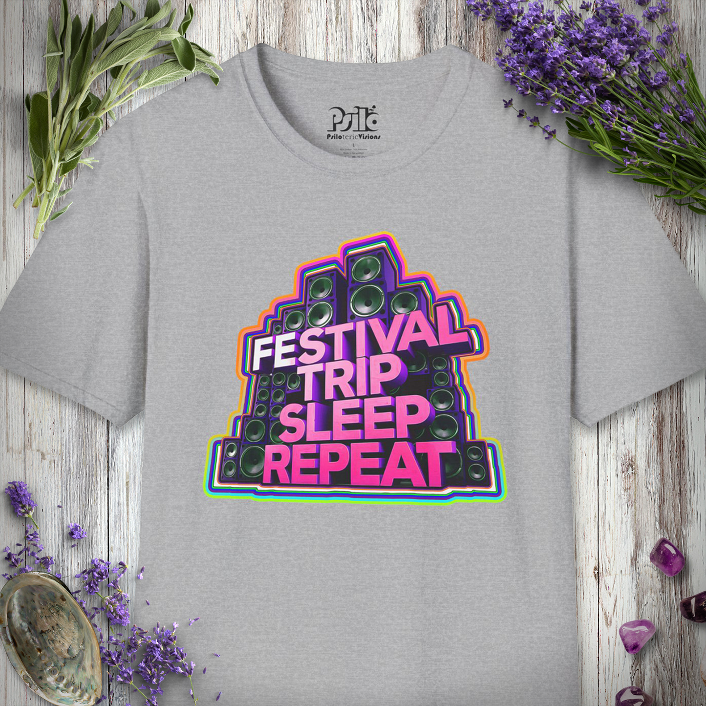"Festival Trip Sleep Repeat" T-SHIRT