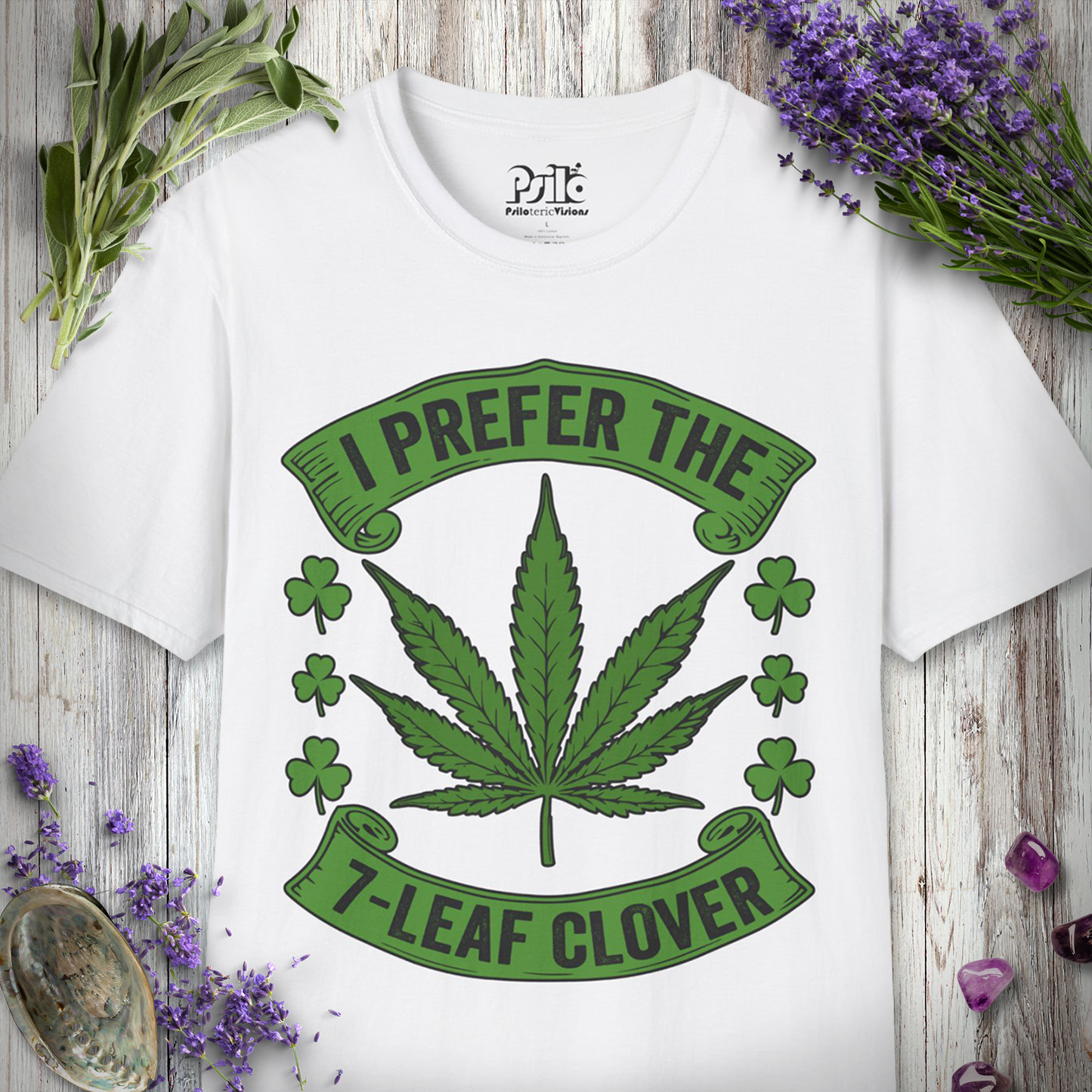 7 Leaf Clover T-SHIRT