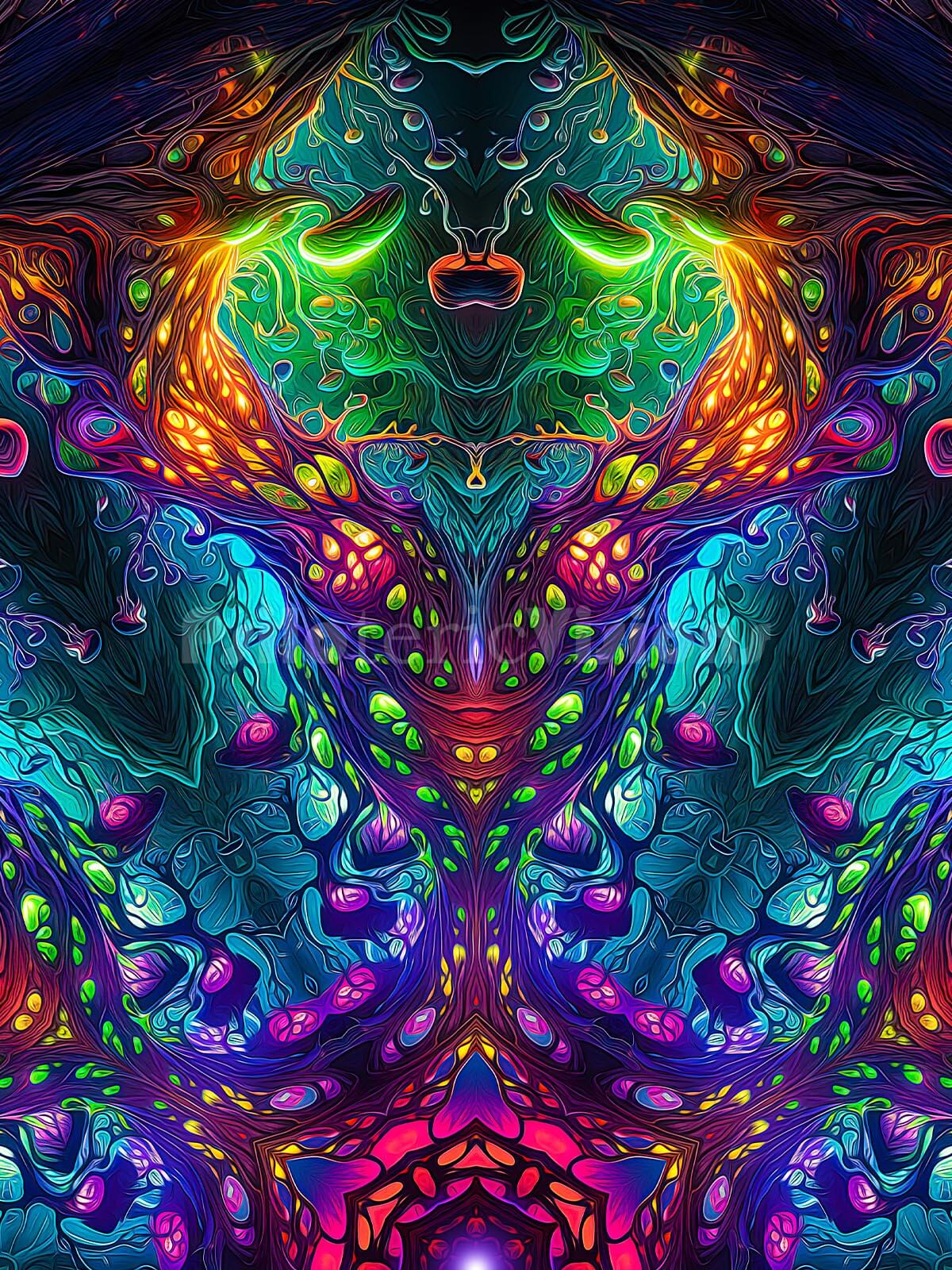 "Fungus Amongus Mandala" YOGA MAT