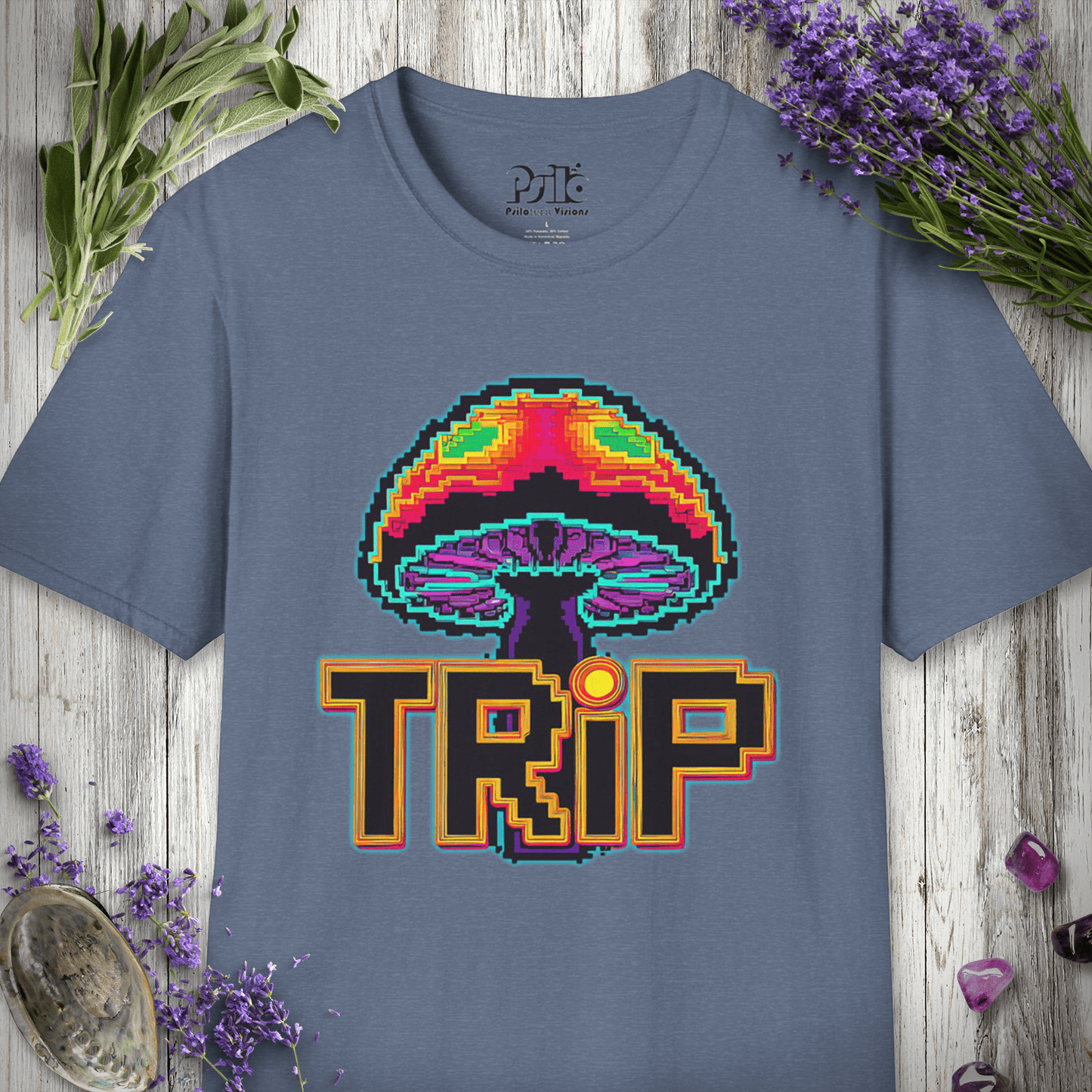 8 Bit Mushroom Trip T-Shirt