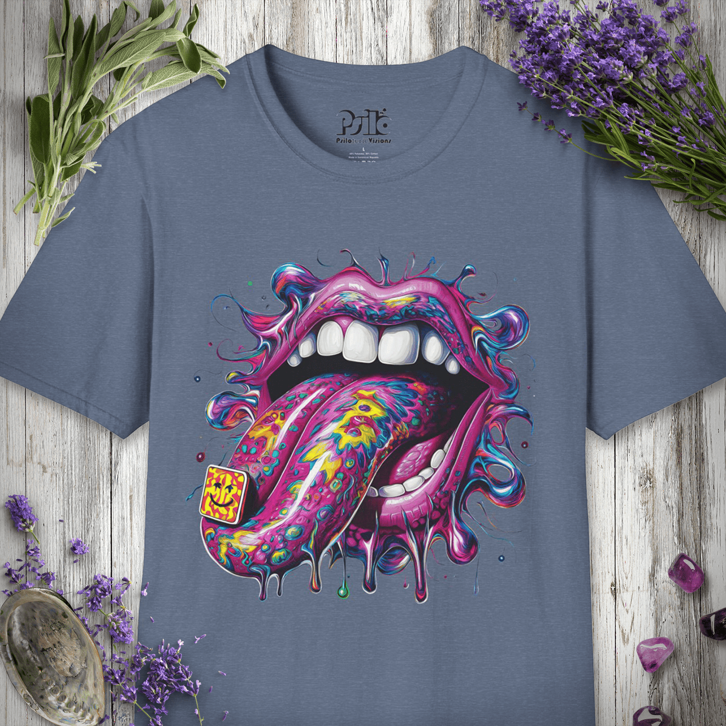 Psychedelic Acid Tongue T-Shirt