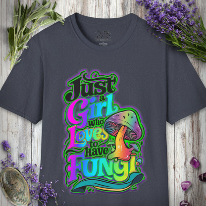 Girl Loves Fungi T-SHIRT
