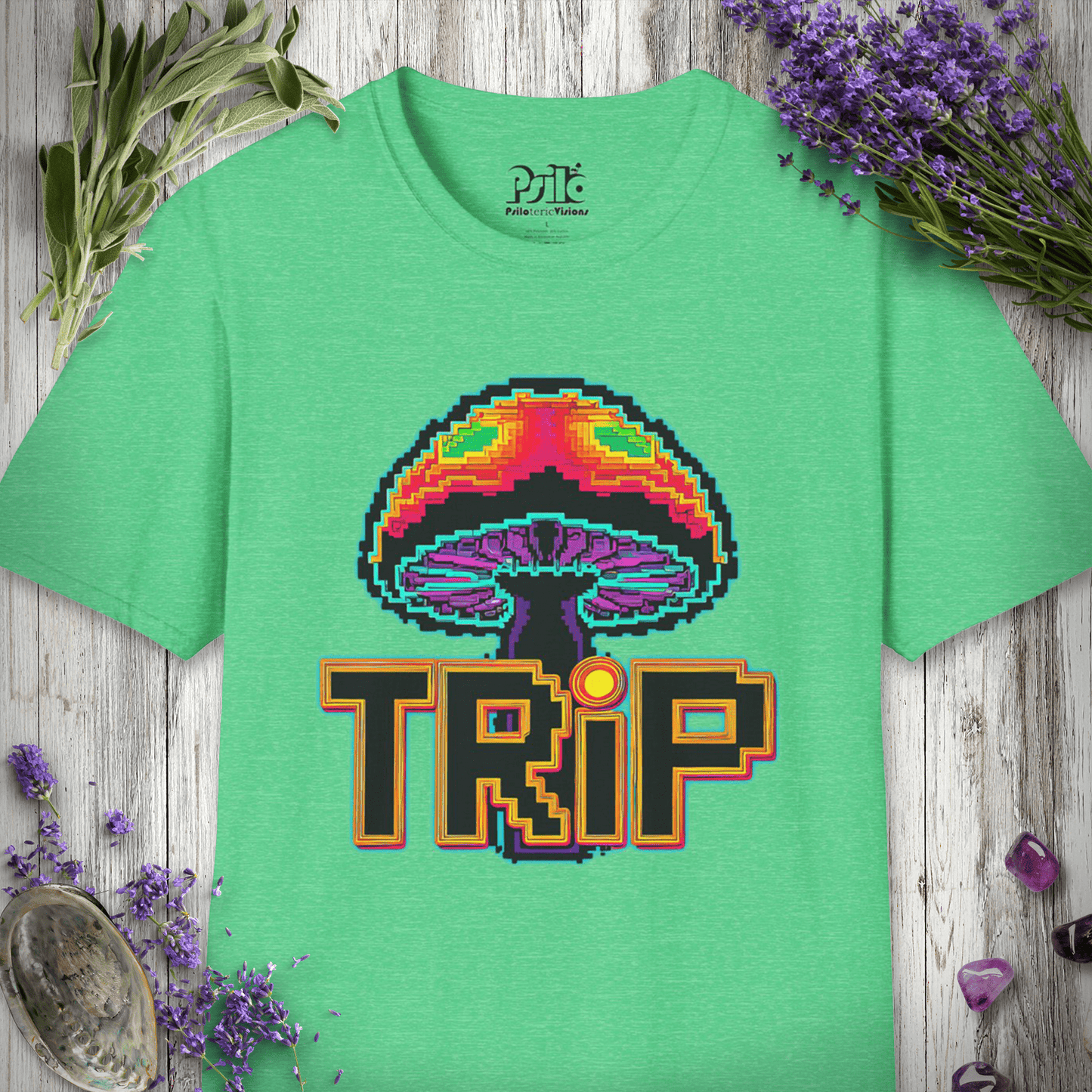 8 Bit Mushroom Trip T-Shirt