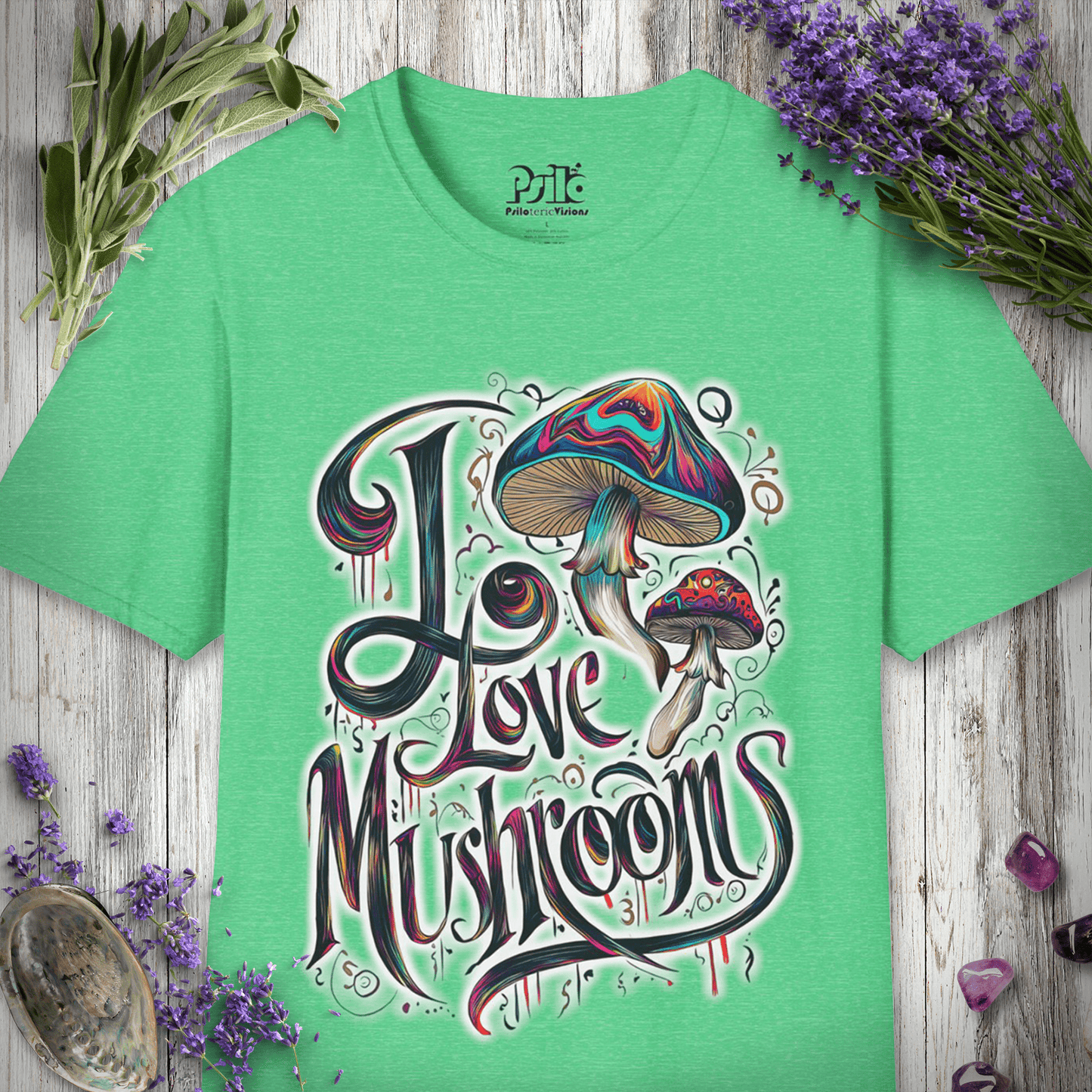 "I Love Mushrooms" Unisex T-SHIRT