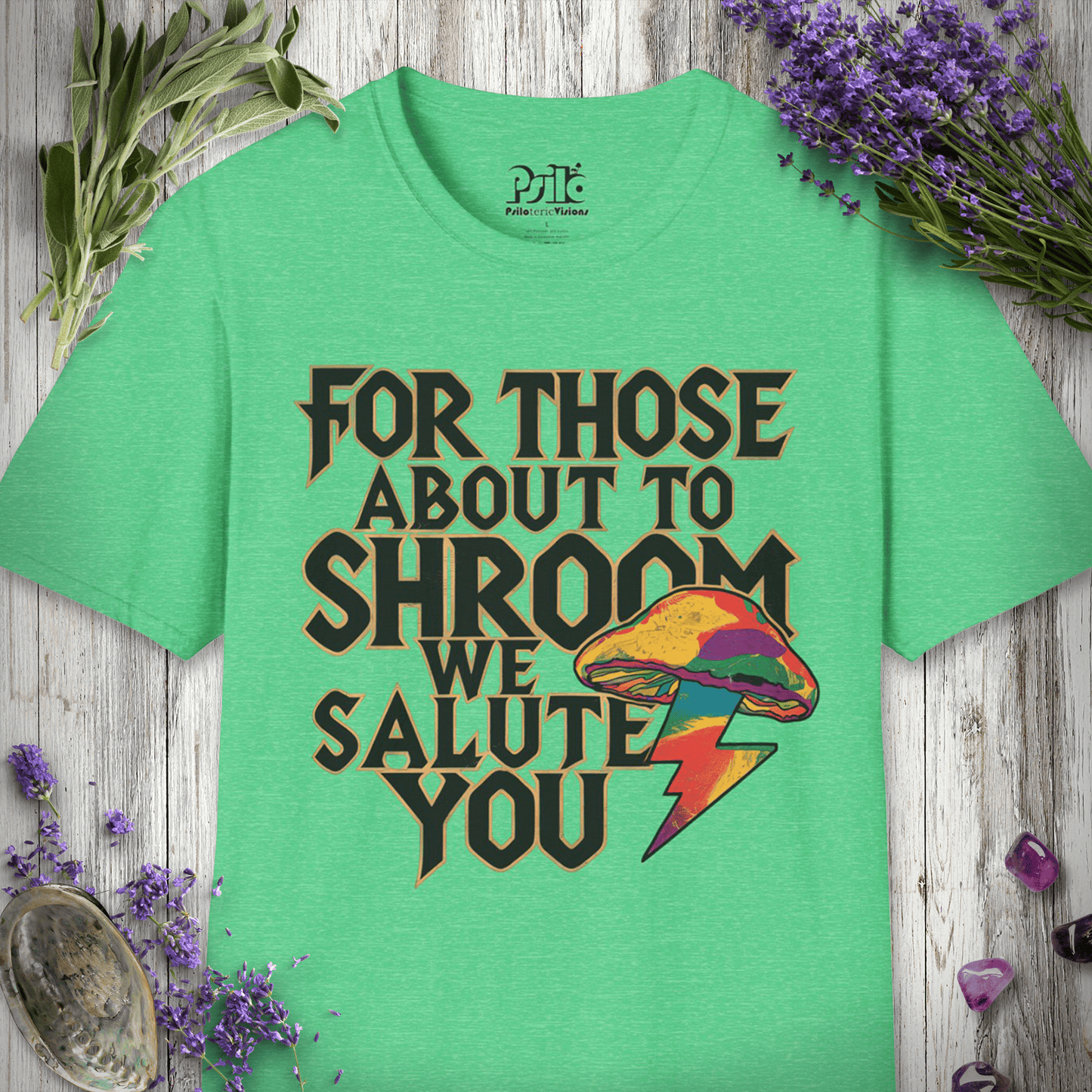 "For Those About to Shroom" Unisex SOFTSTYLE T-SHIRT