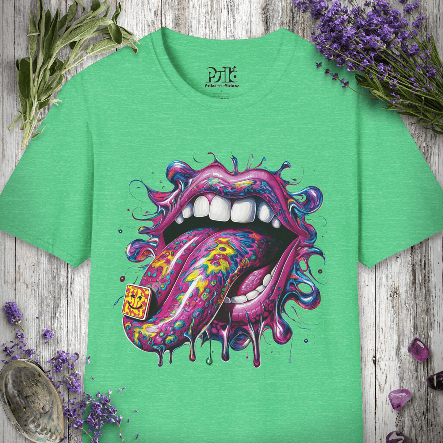 Psychedelic Acid Tongue T-Shirt