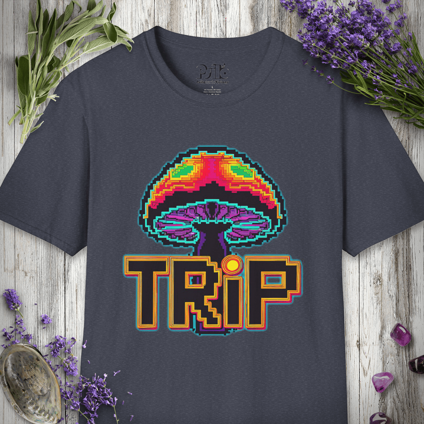 8 Bit Mushroom Trip T-Shirt