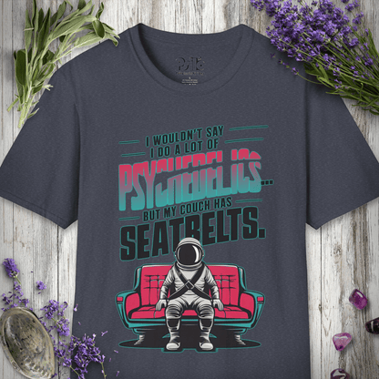 Couch Has Seatbelts T-SHIRT