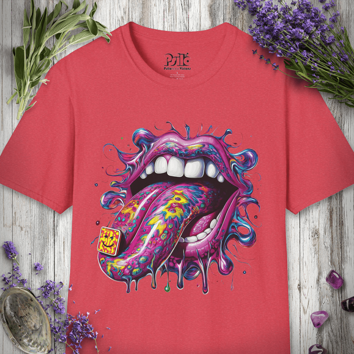 Psychedelic Acid Tongue T-Shirt