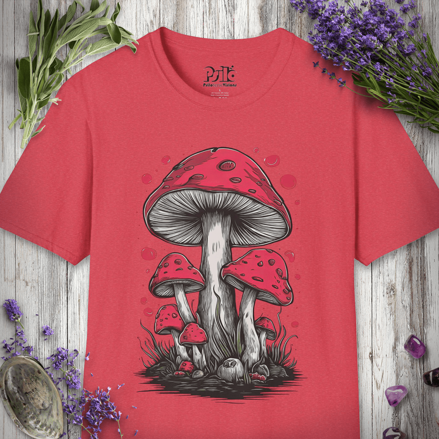 Red Mushrooms T-Shirt