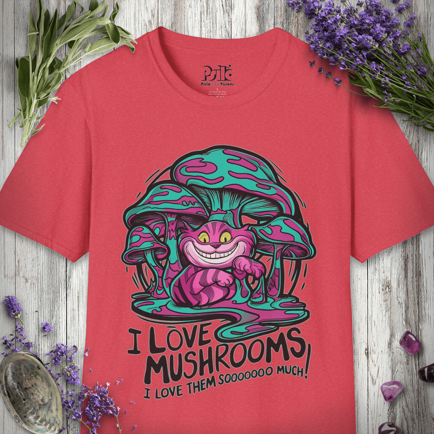 I Love Mushrooms Soooo Much T-SHIRT