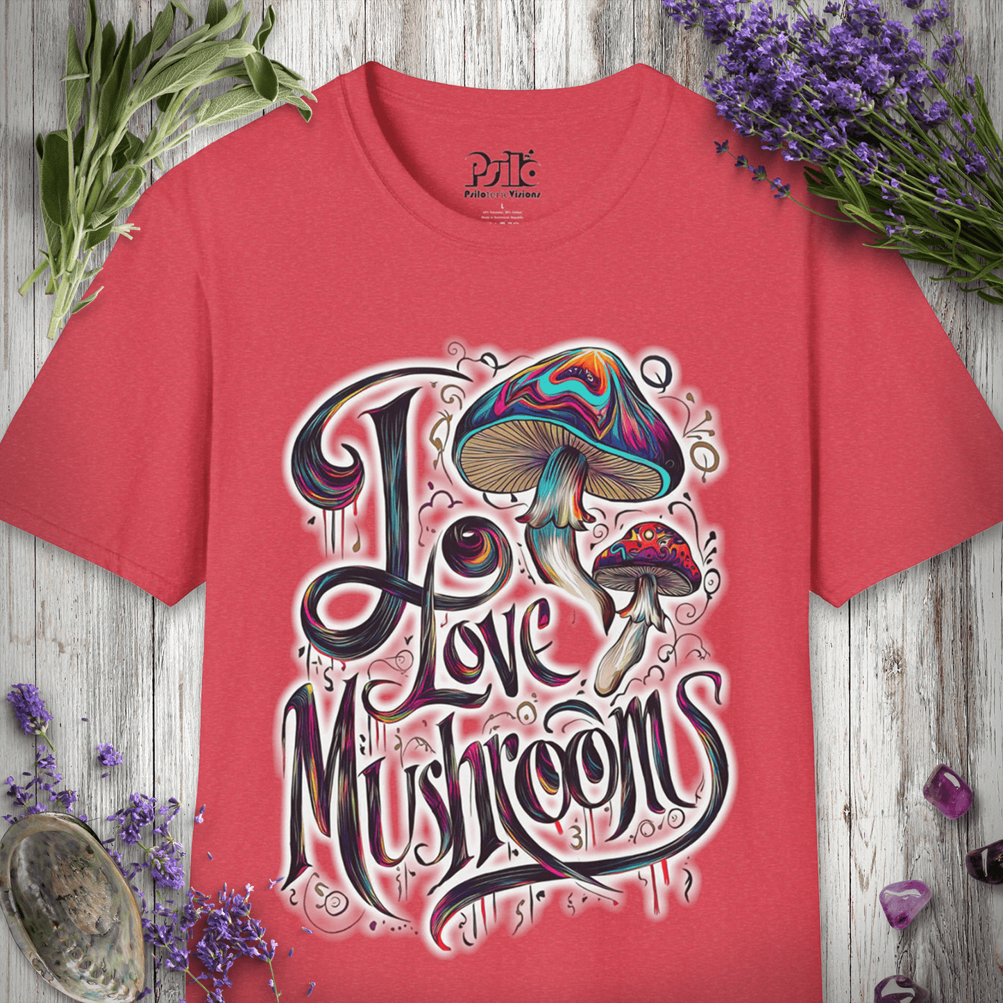 I Love Mushrooms T-SHIRT