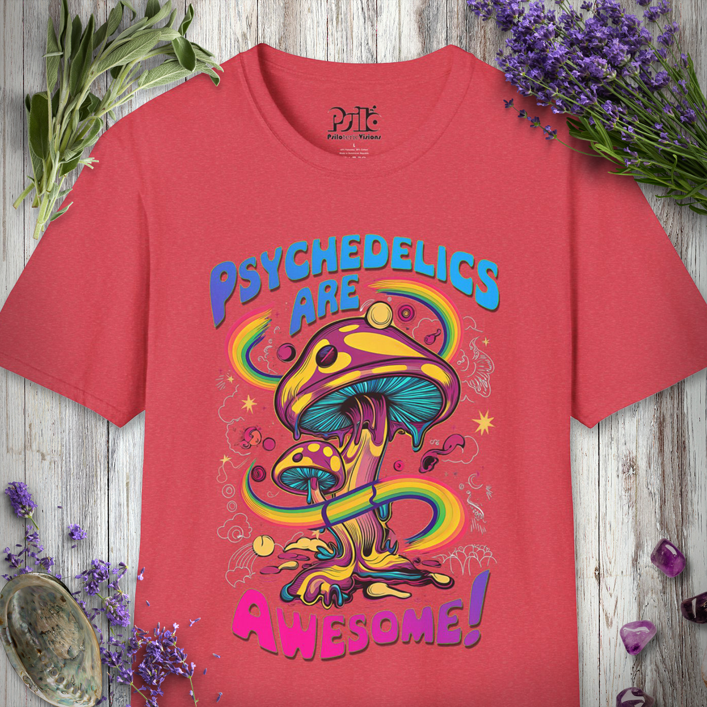 "Psychedelics Are Awesome" Unisex T-SHIRT