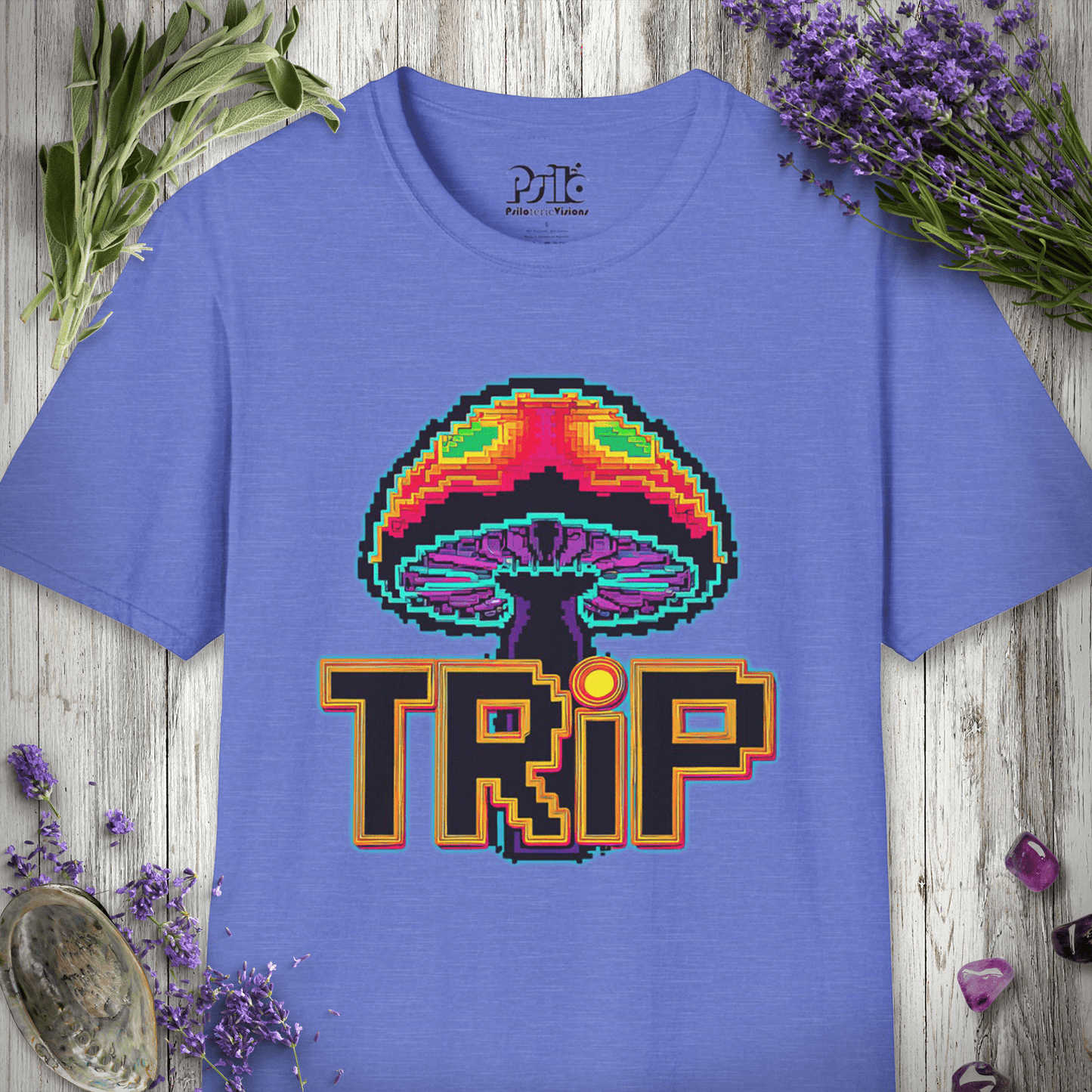 8 Bit Mushroom Trip T-Shirt