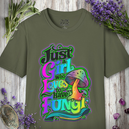 Girl Loves Fungi T-SHIRT