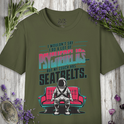 Couch Has Seatbelts T-SHIRT