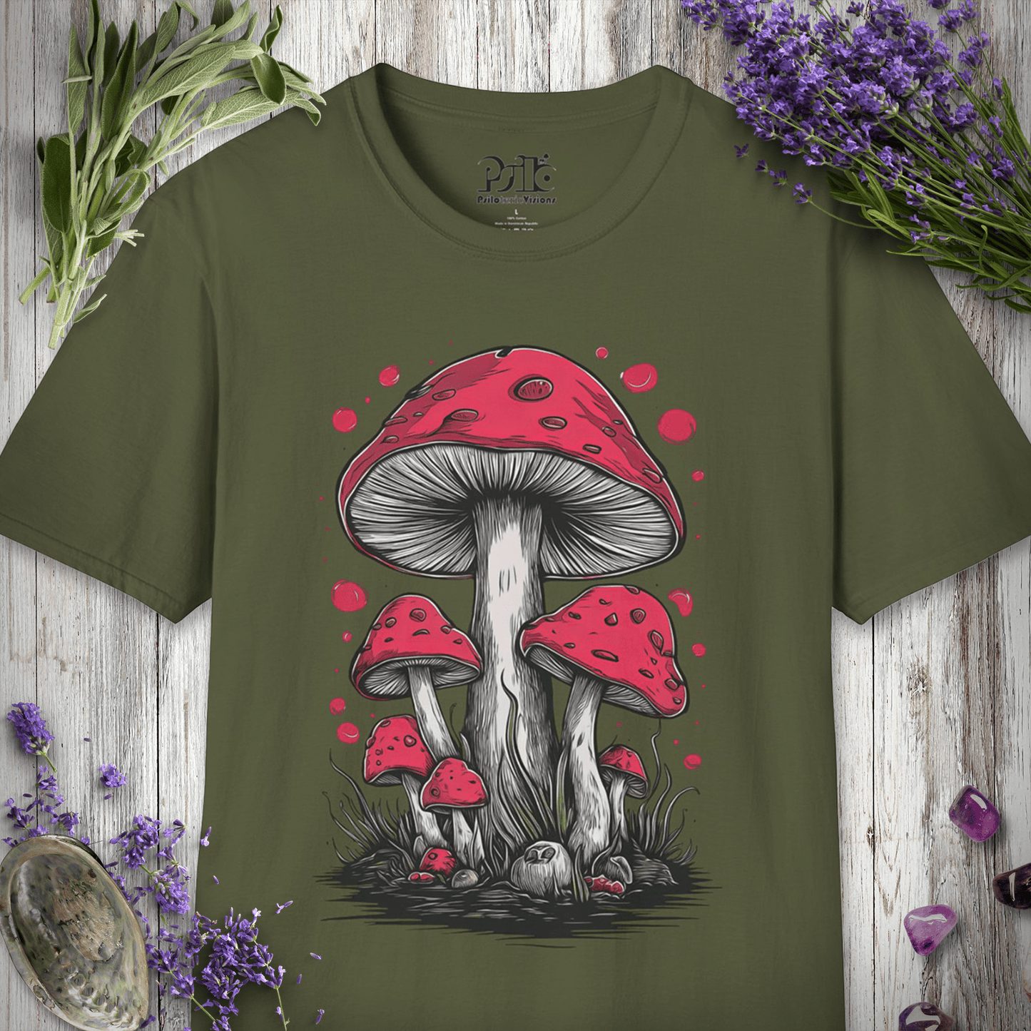 Red Mushrooms T-Shirt