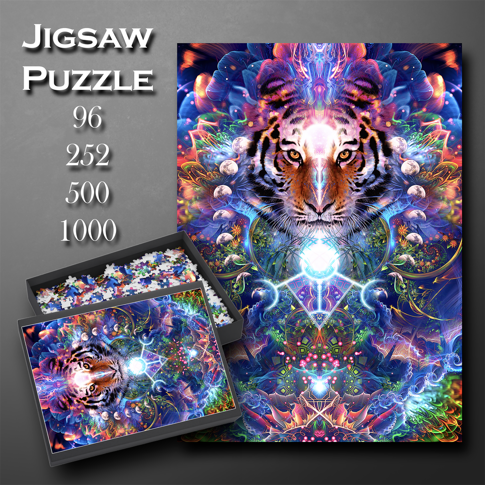 "Hunter's Moon" Jigsaw Puzzle (96, 252, 500, 1000-Piece)