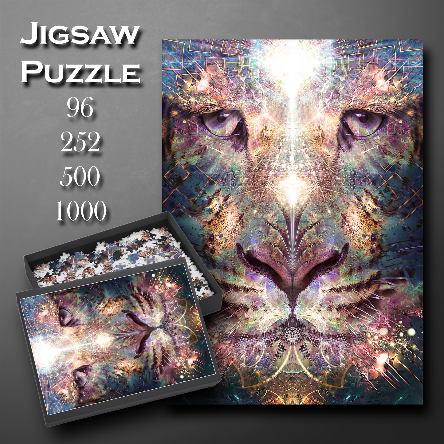 "Mastering Darkness" Jigsaw Puzzle (96, 252, 500, 1000-Piece)