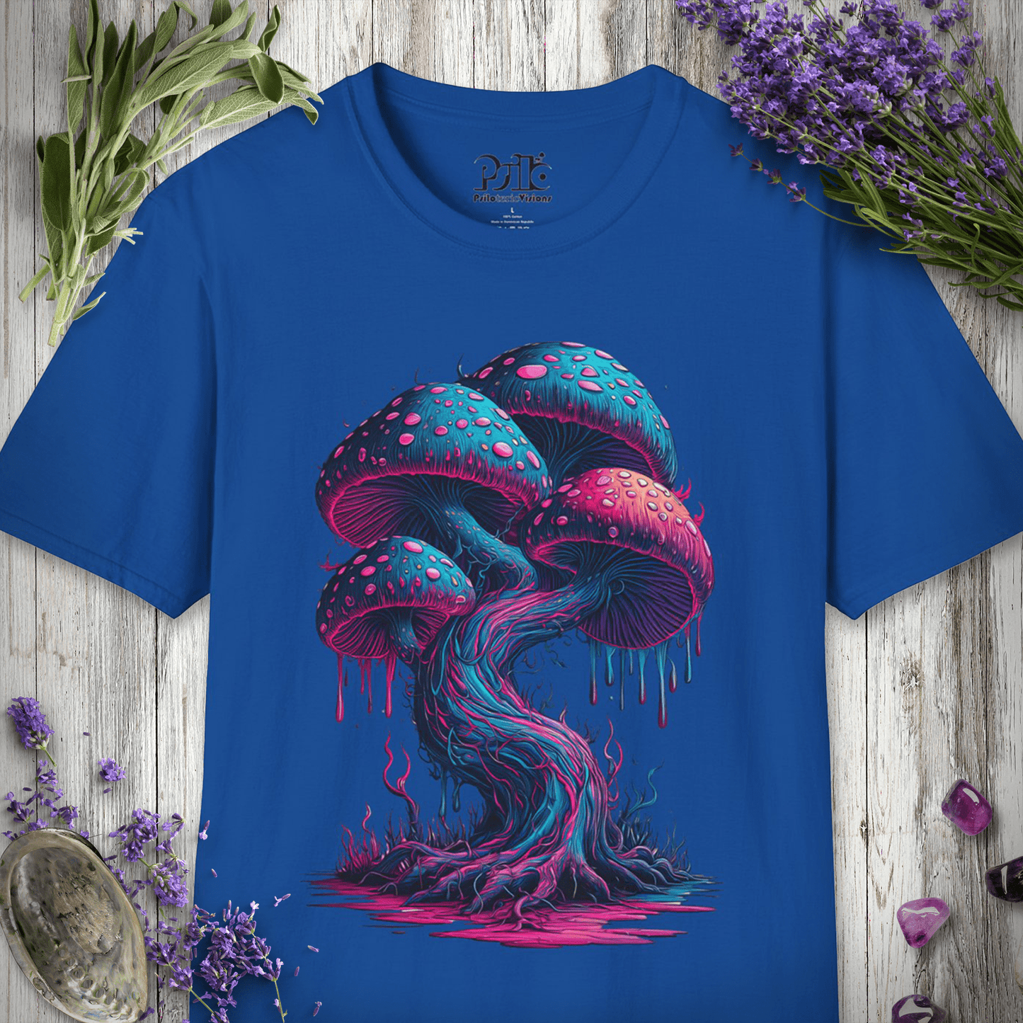 Neon Mushrooms T-SHIRT