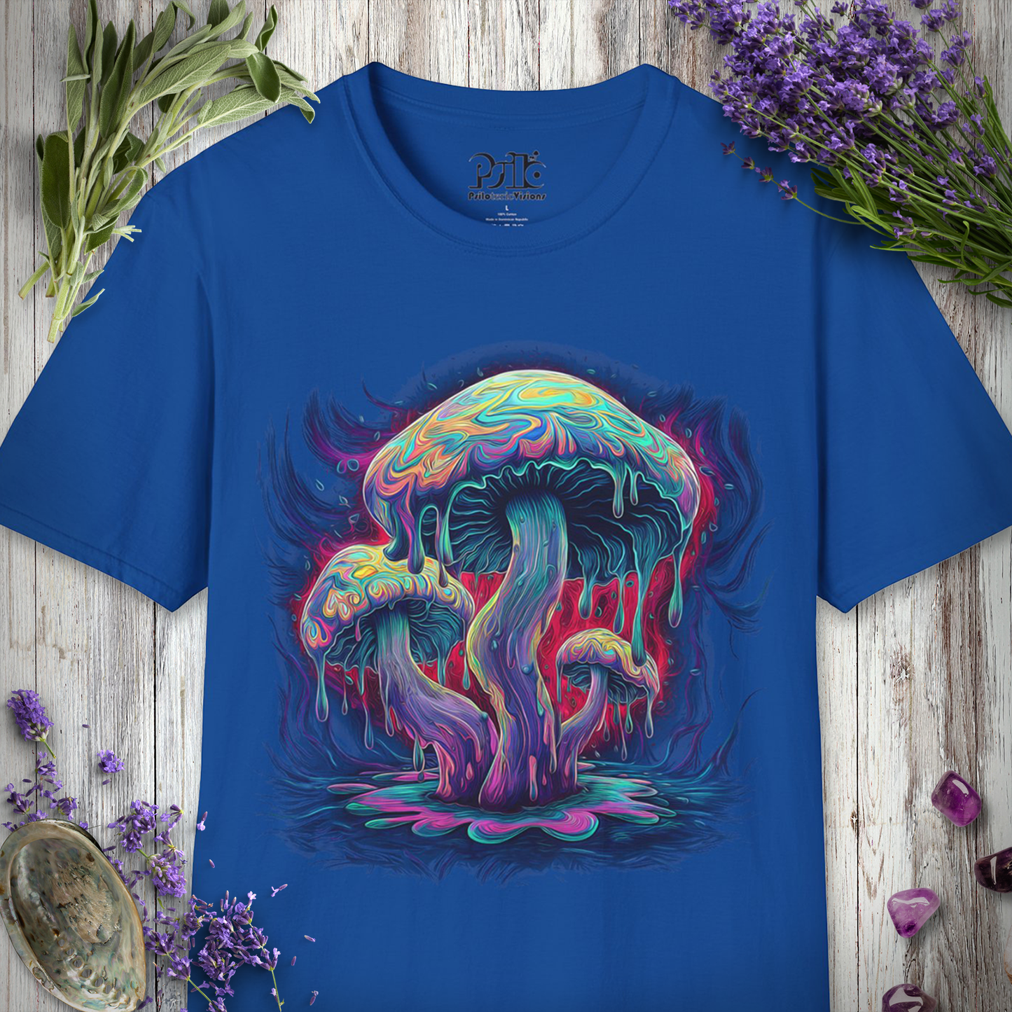 "Dripping Mushrooms" Unisex SOFTSTYLE T-SHIRT