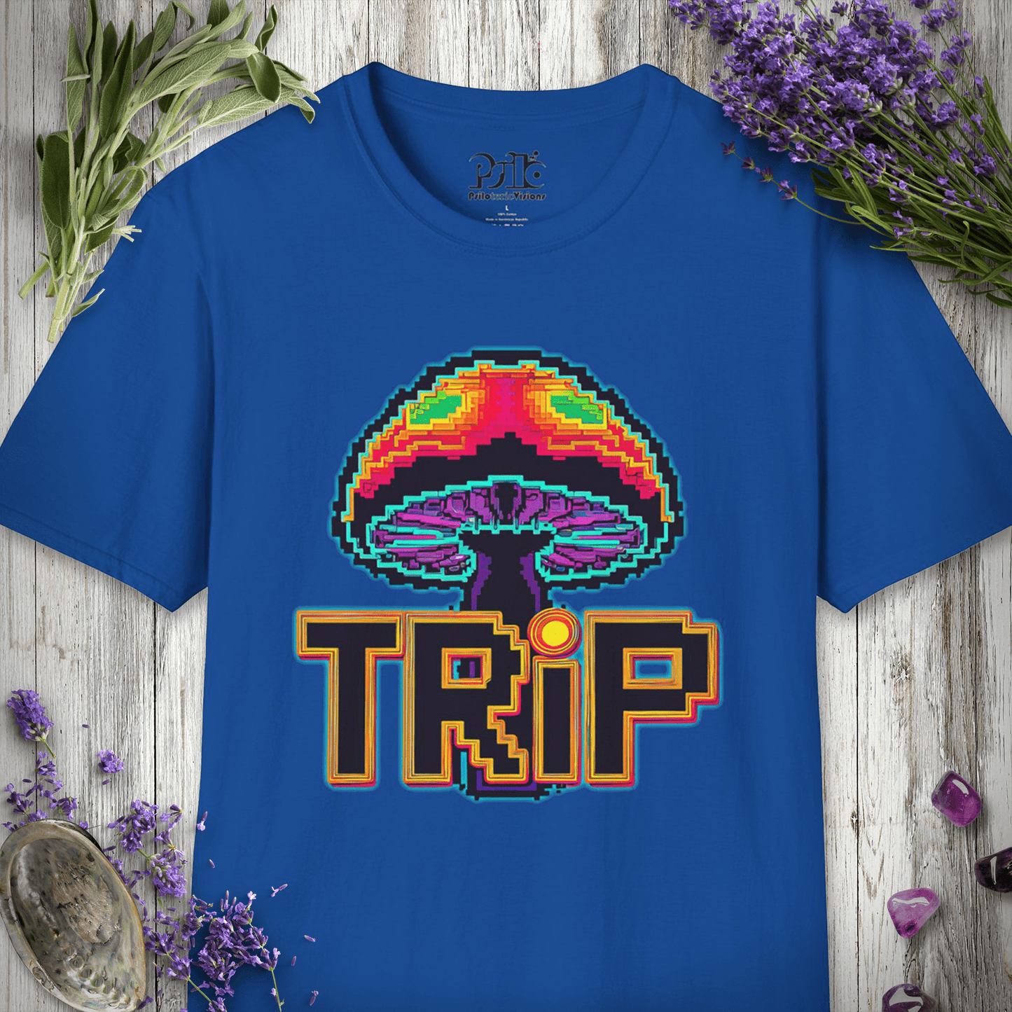 8 Bit Mushroom Trip T-SHIRT