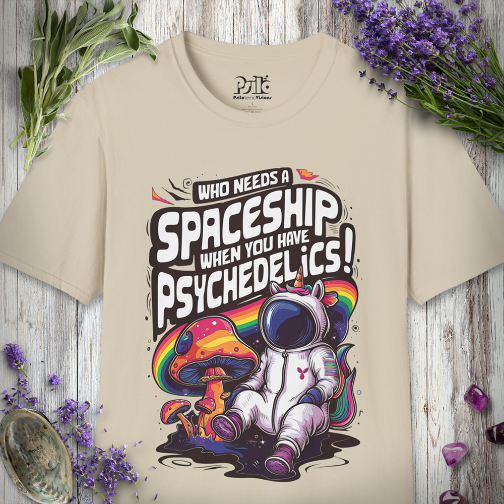 "Who Needs A Spaceship" Unisex T-SHIRT
