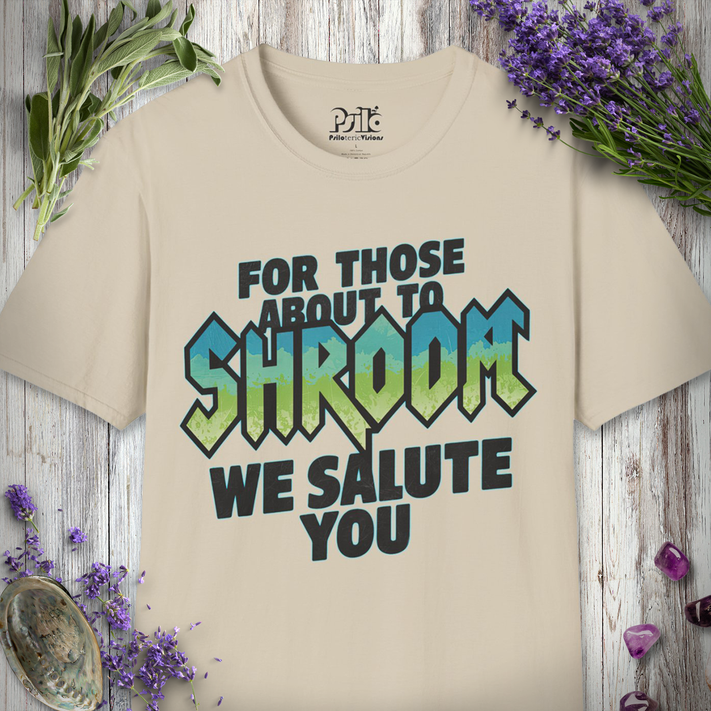 "For Those About to Shroom" Unisex SOFTSTYLE T-SHIRT