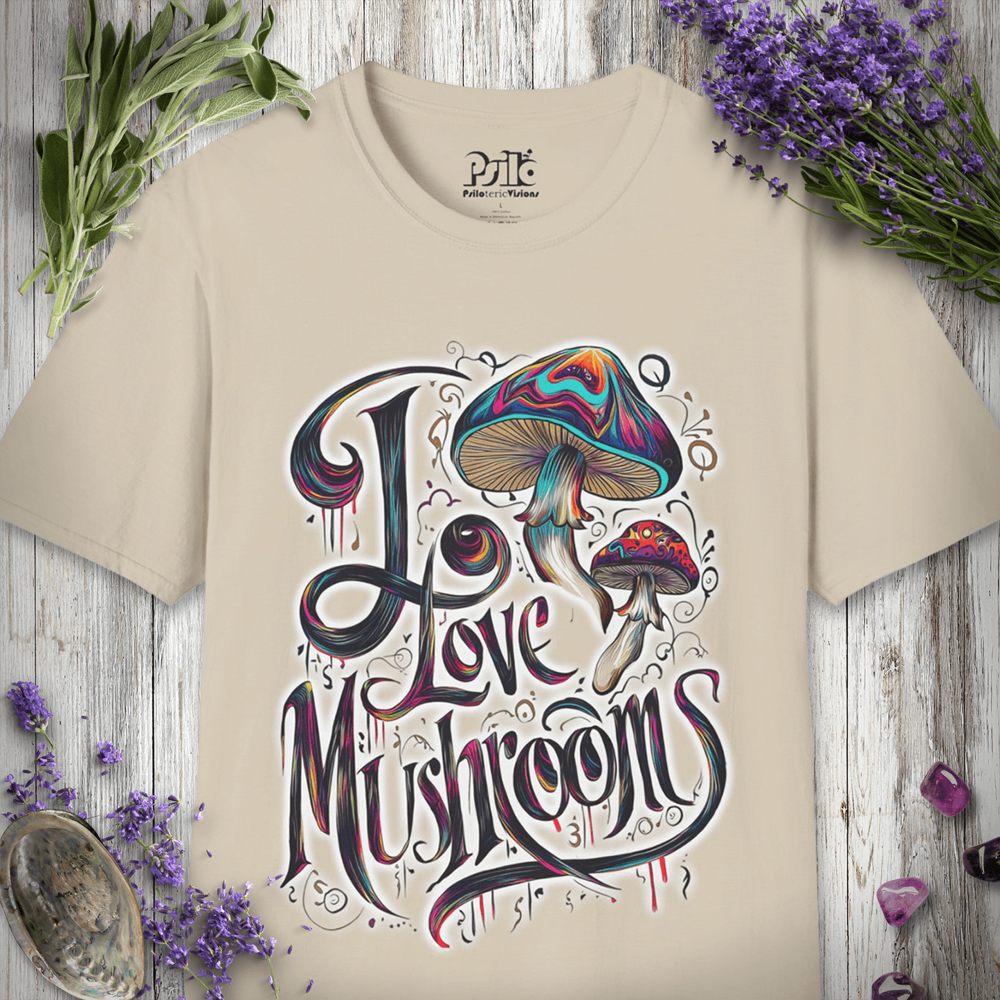 I Love Mushrooms T-SHIRT