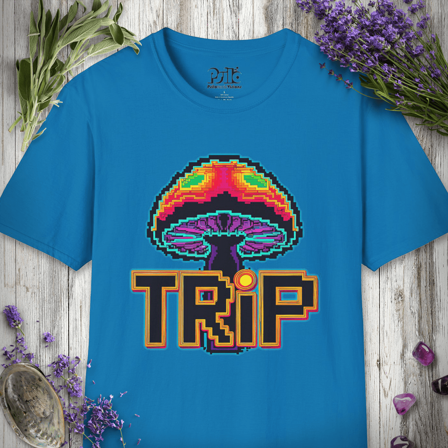 8 Bit Mushroom Trip T-SHIRT