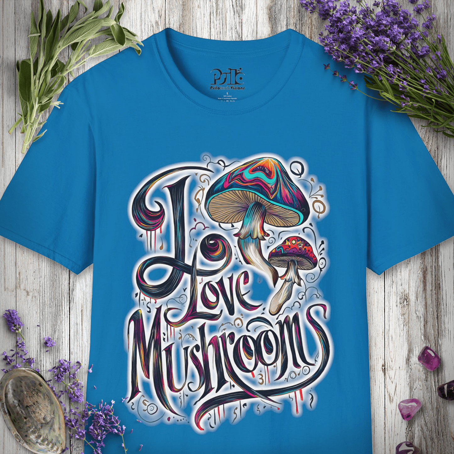 "I Love Mushrooms" Unisex T-SHIRT