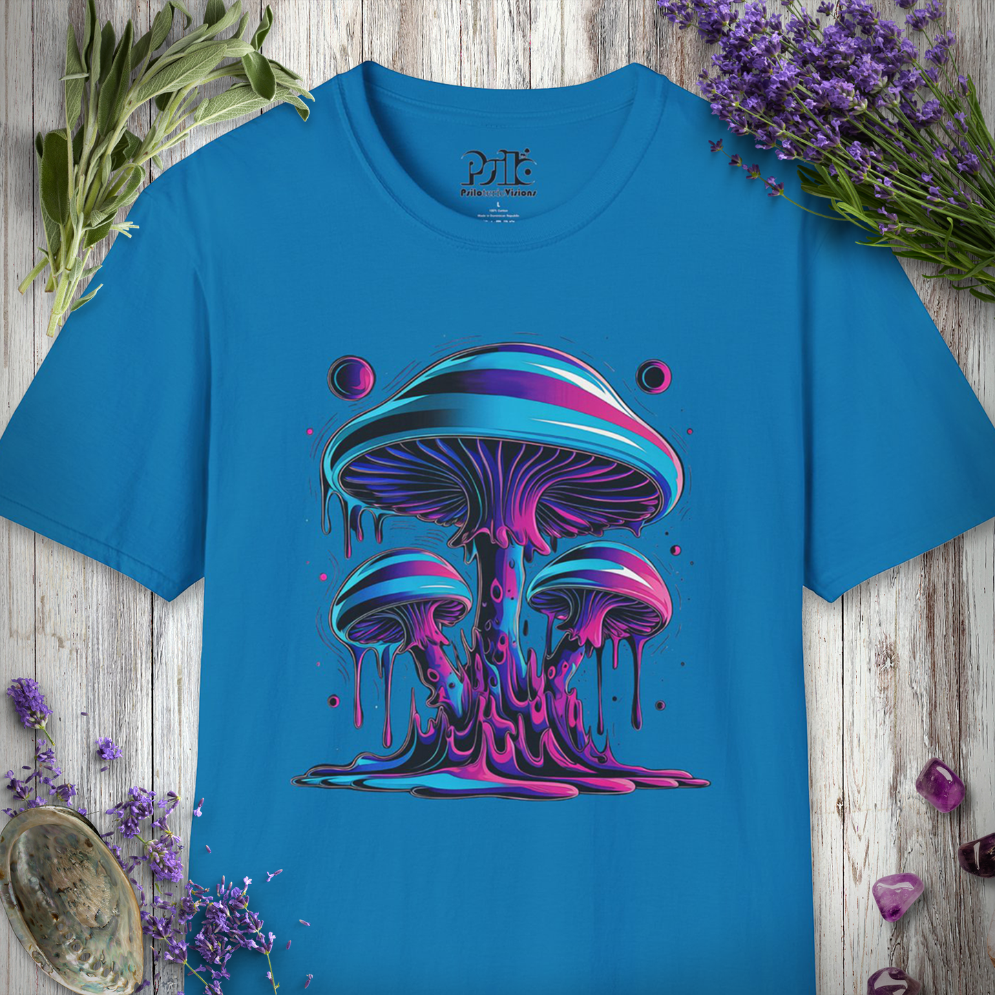 "Dripping Mushroom" Unisex SOFTSTYLE T-SHIRT