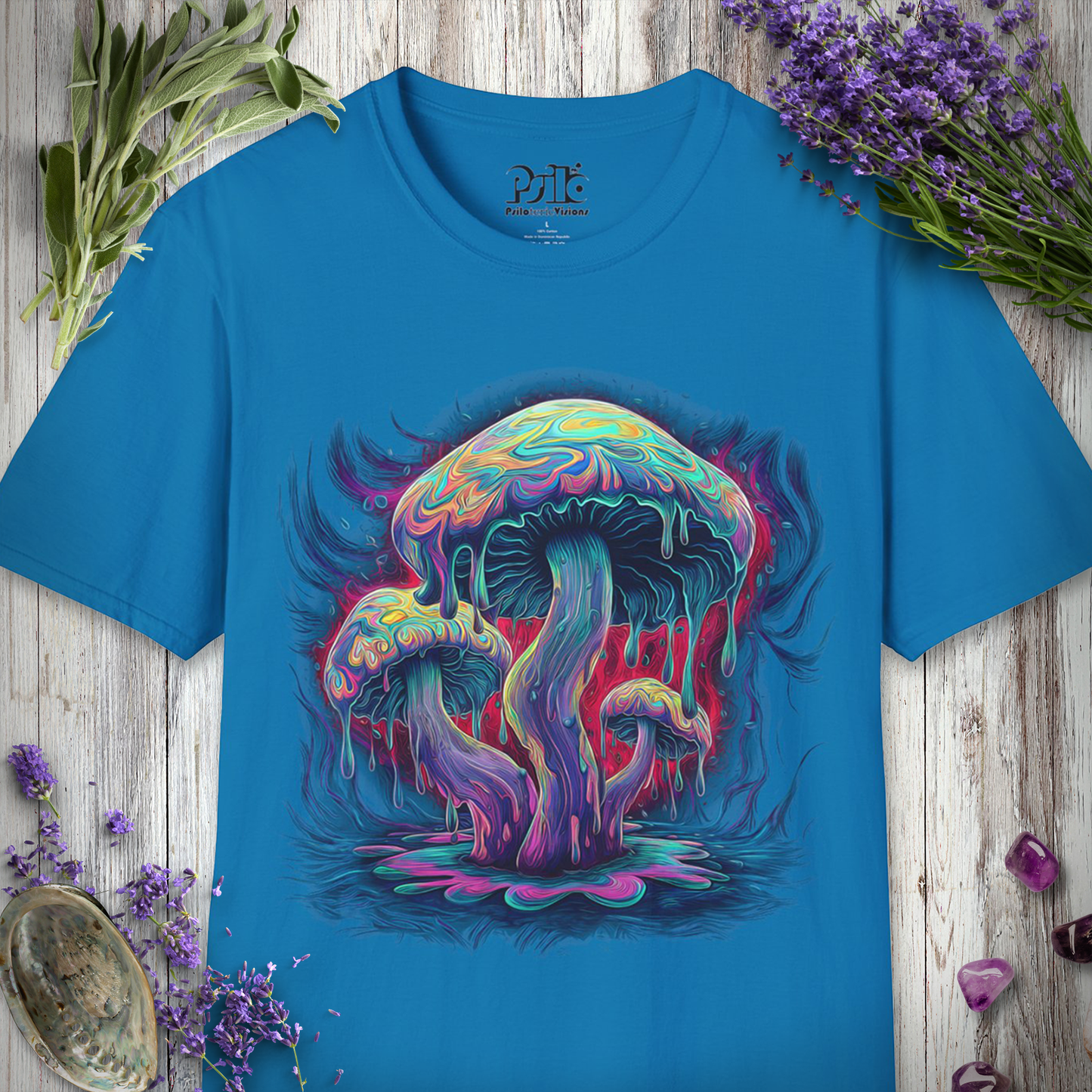 "Dripping Mushrooms" Unisex SOFTSTYLE T-SHIRT