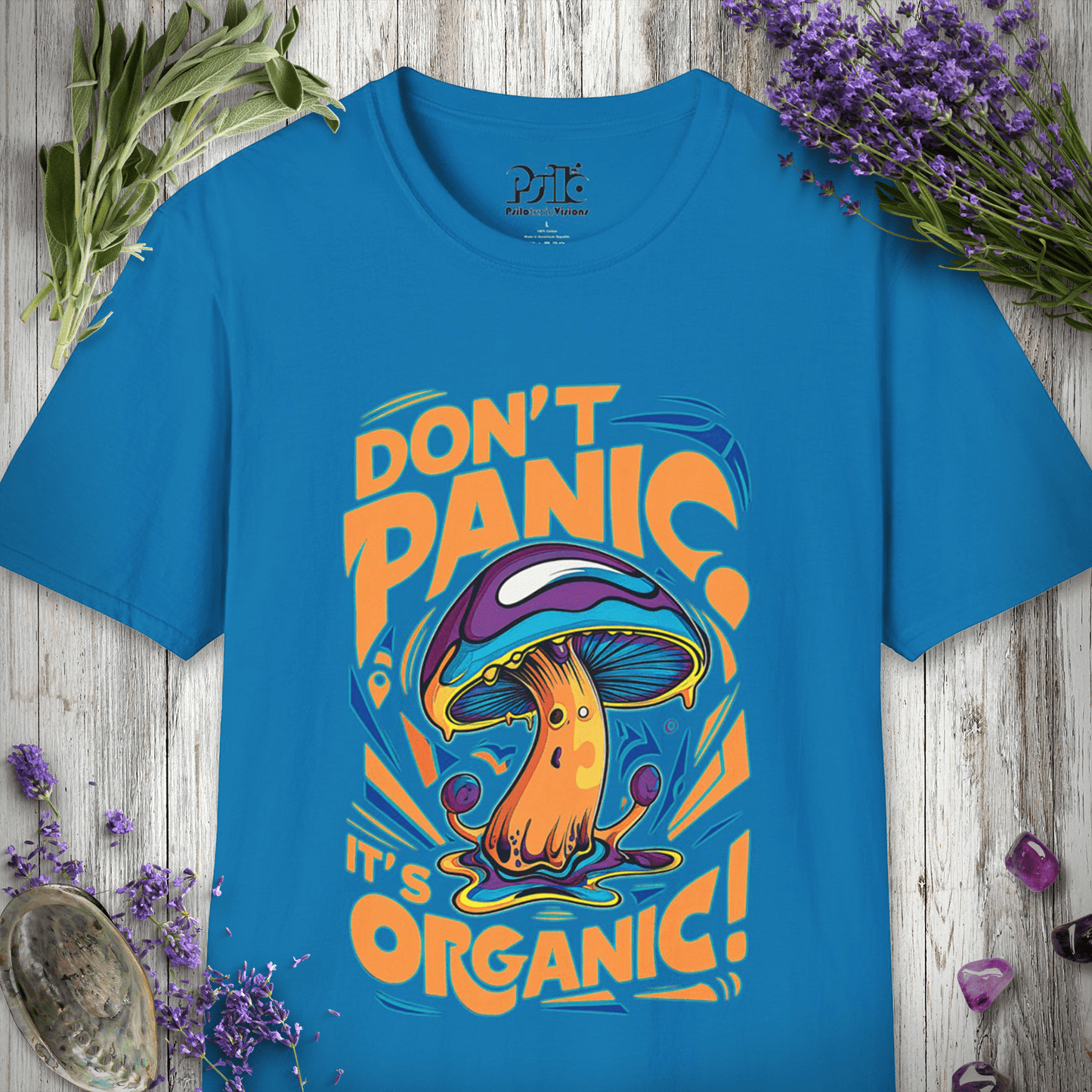 "Don't Panic It's Organic" Unisex T-SHIRT