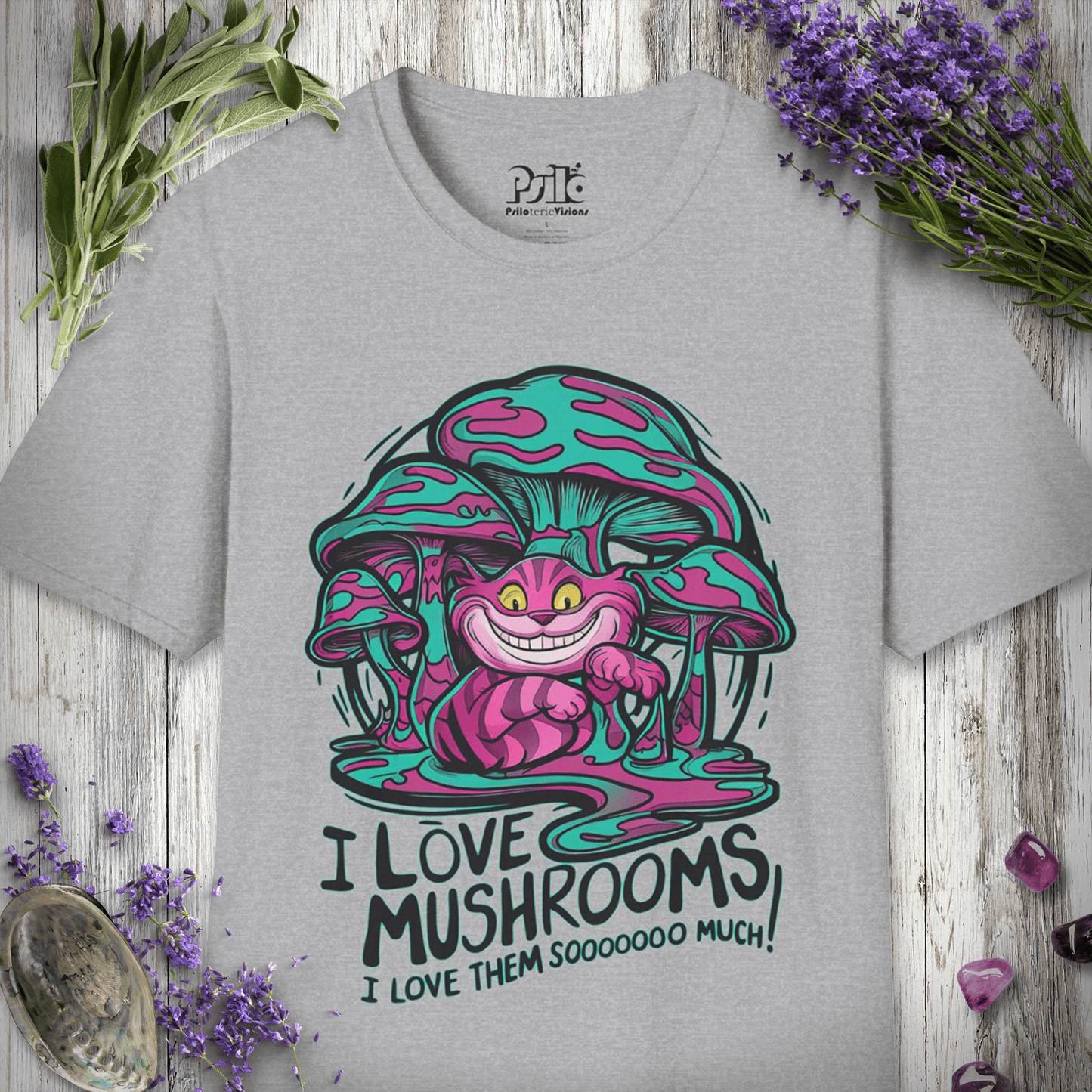 I Love Mushrooms Soooo Much T-SHIRT