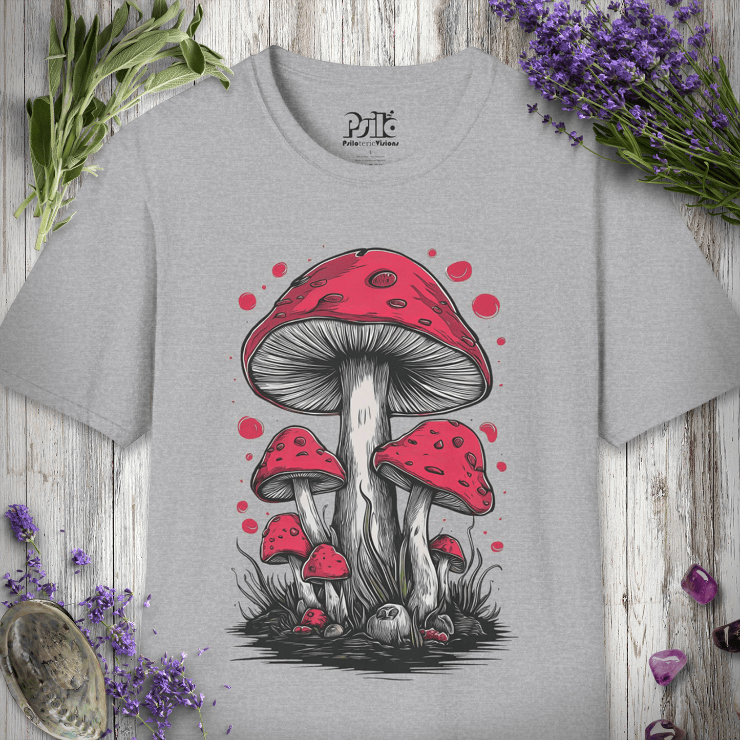 Red Mushrooms T-Shirt