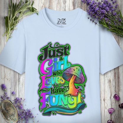 Girl Loves Fungi T-SHIRT