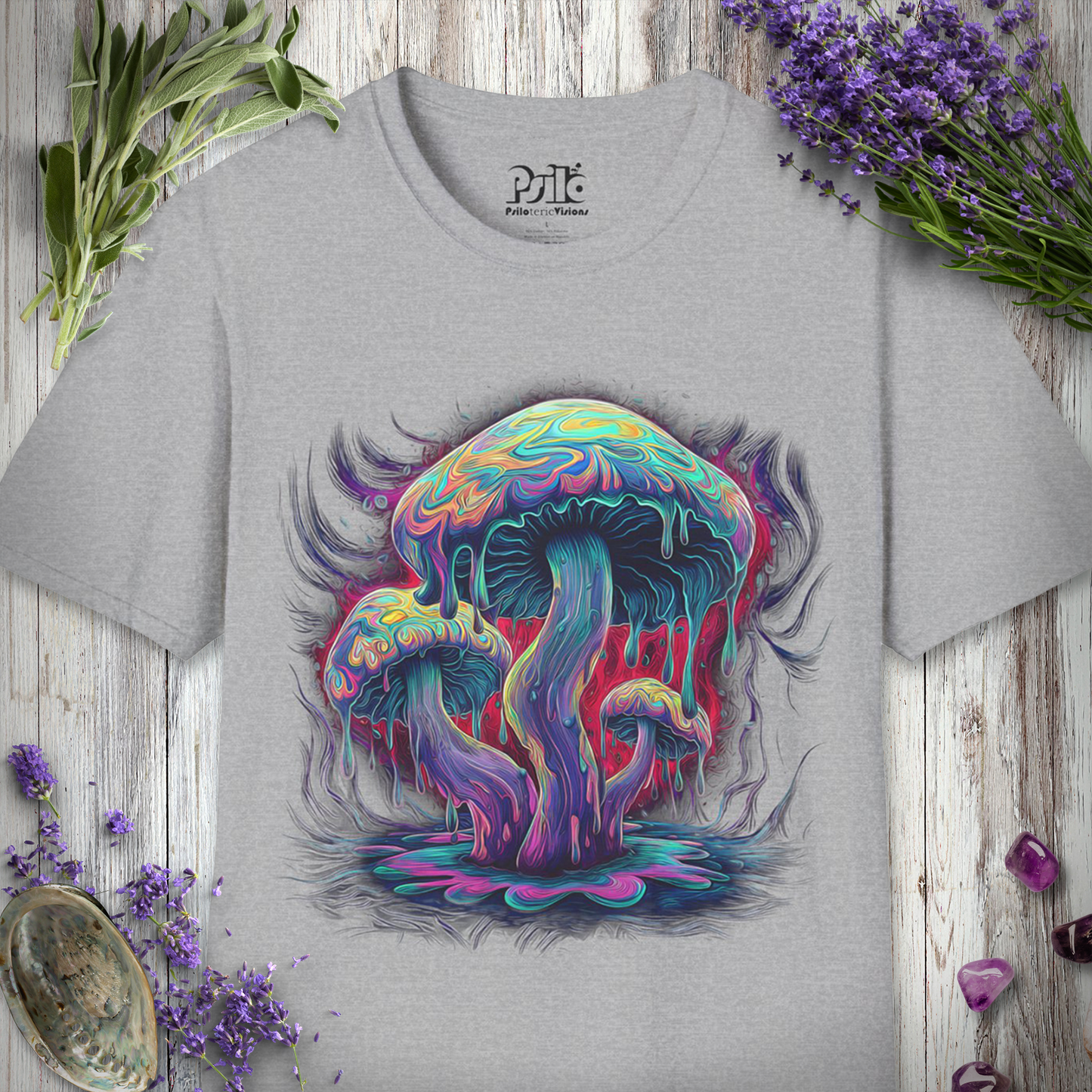 Dripping Mushrooms T-SHIRT