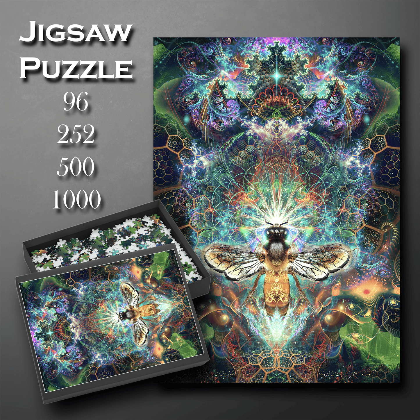 "To Bee or Not to Bee" Jigsaw Puzzle (96, 252, 500, 1000-Piece)