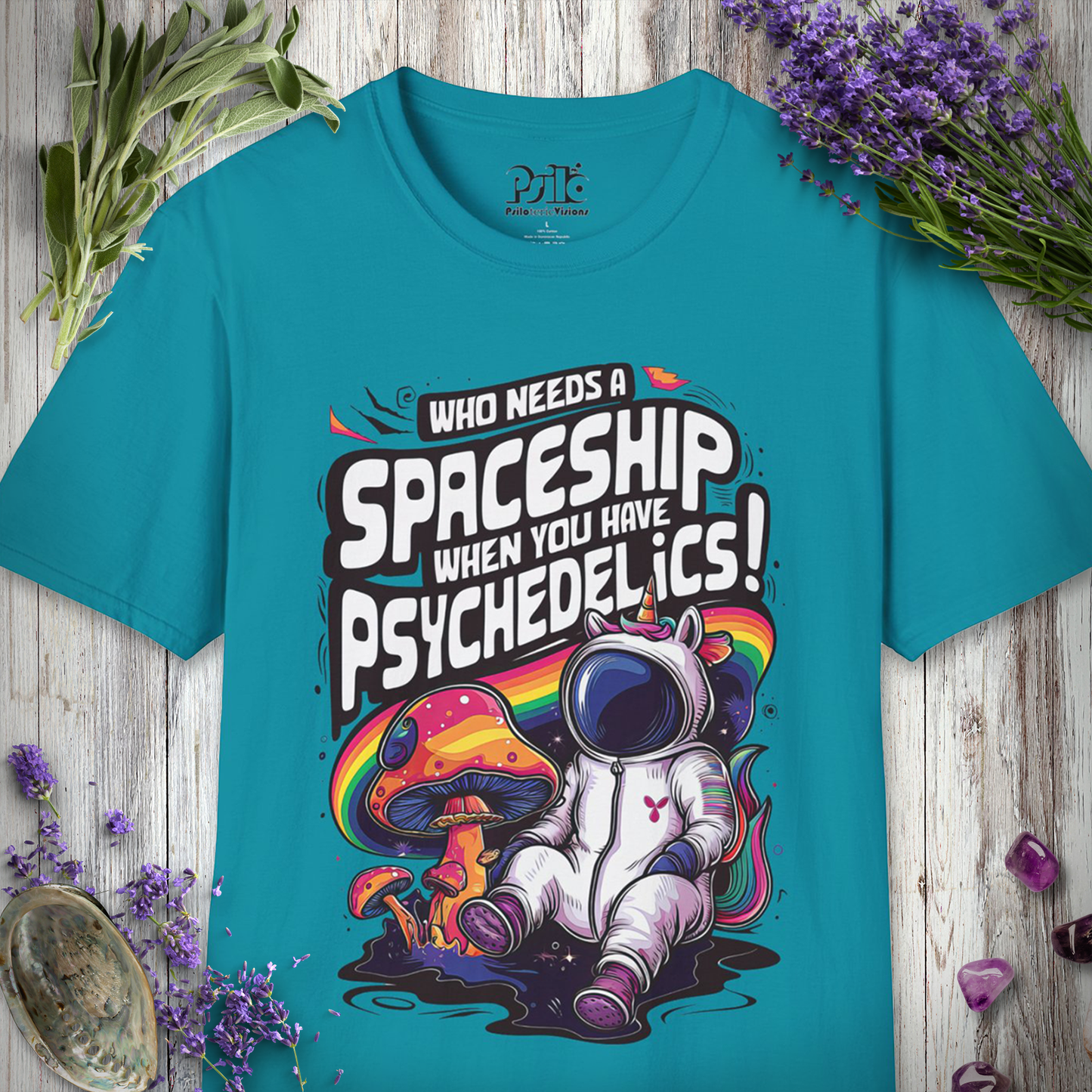 "Who Needs A Spaceship" Unisex SOFTSTYLE T-SHIRT