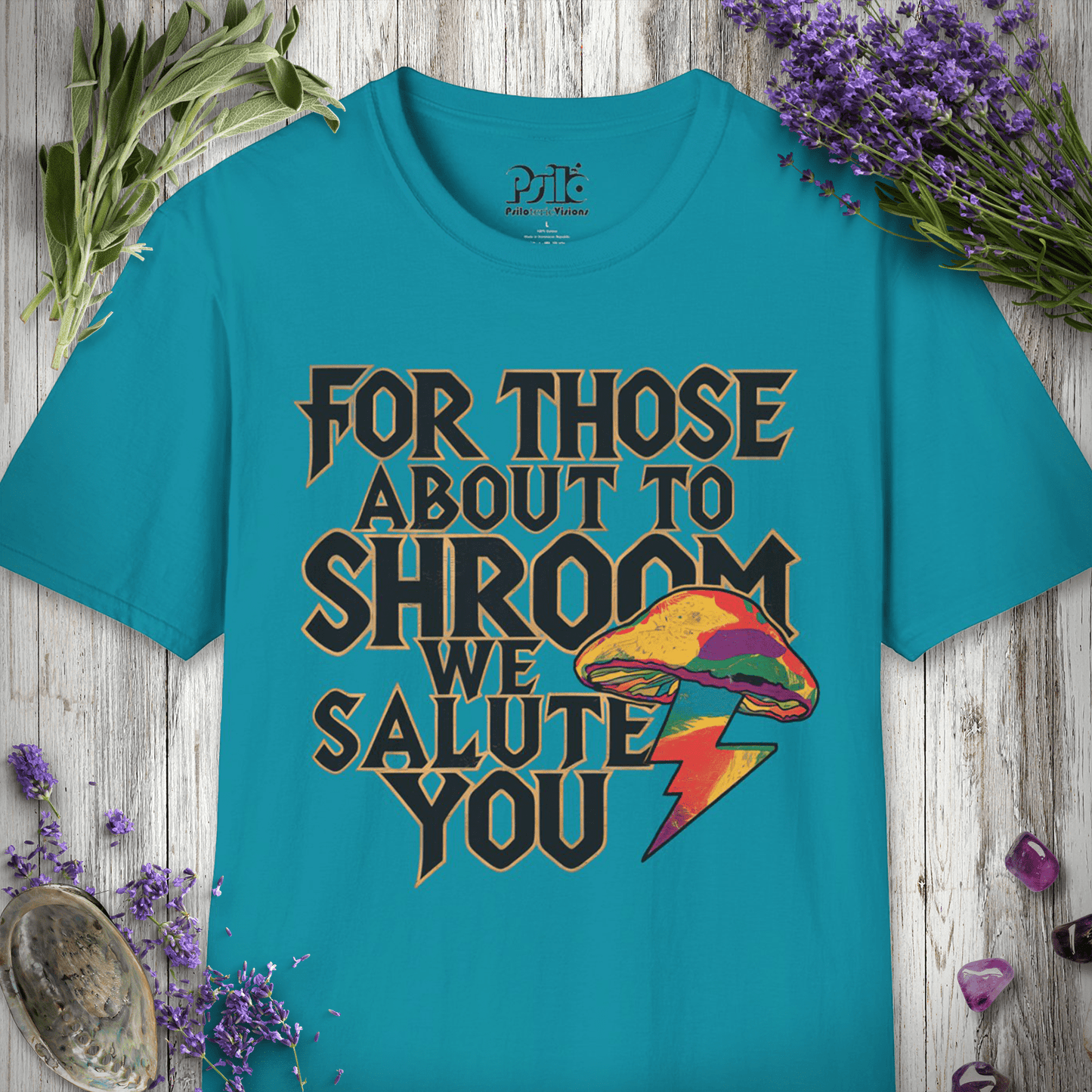 "For Those About to Shroom" Unisex SOFTSTYLE T-SHIRT