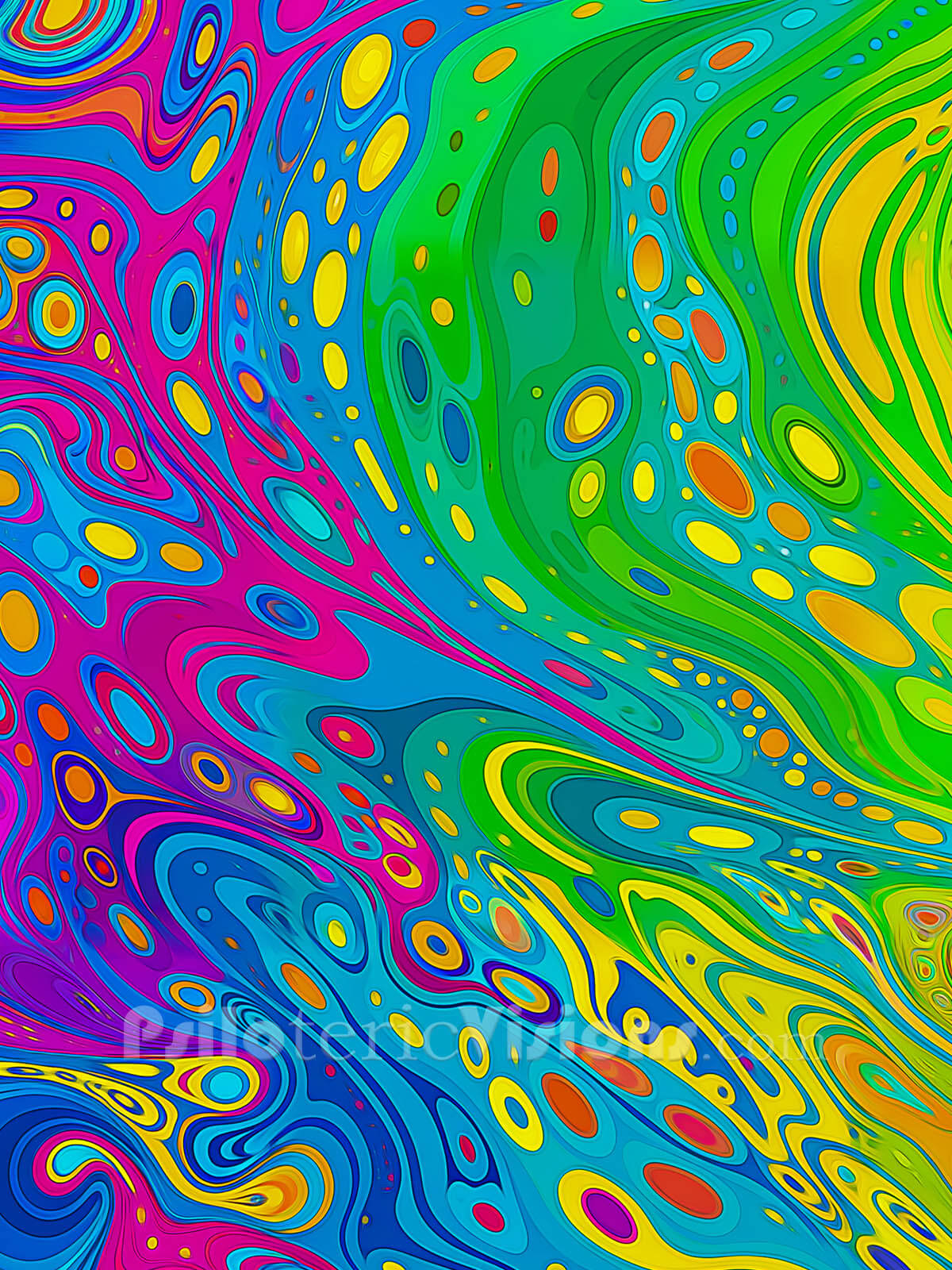 "UV Bleed" HOODED CLOAK