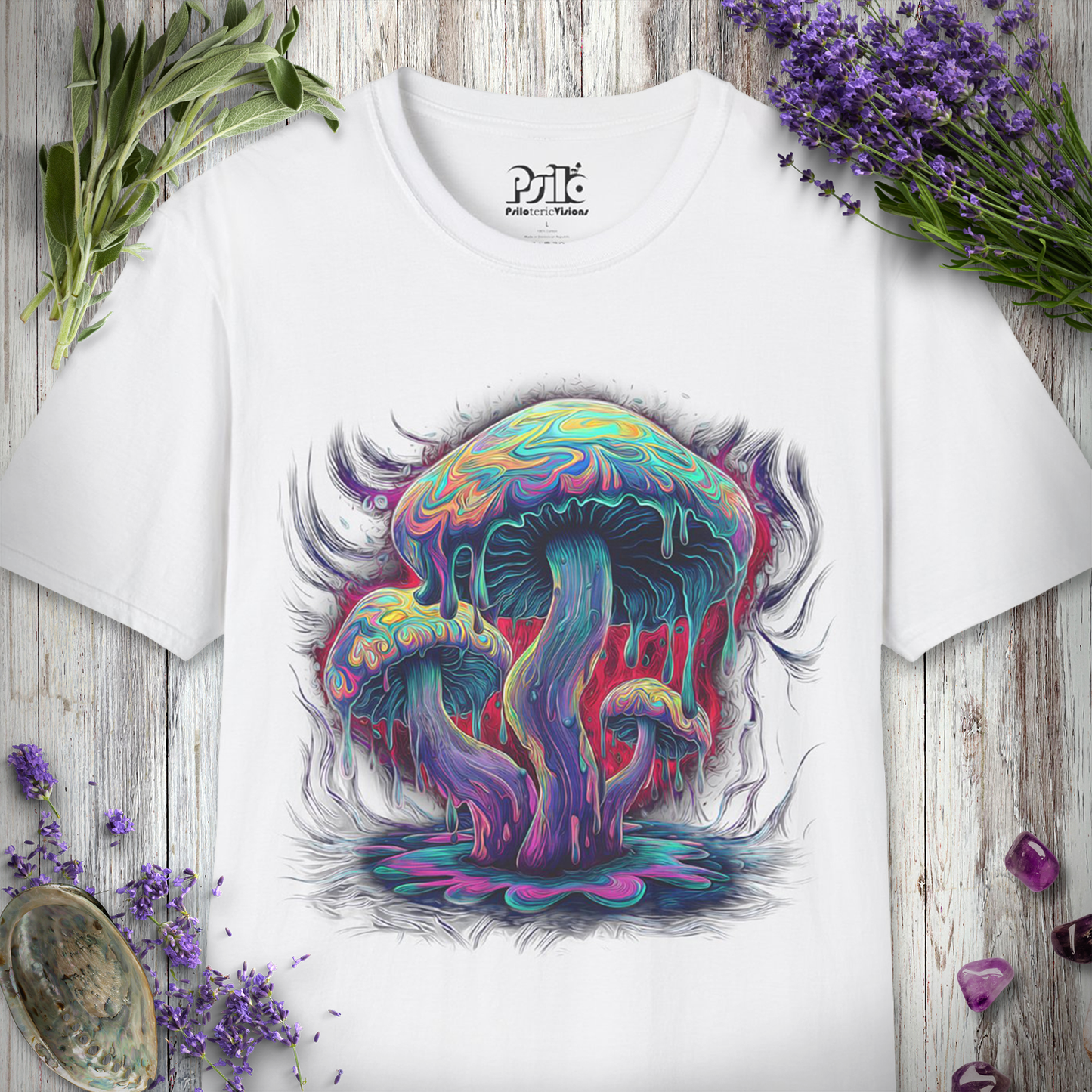 Dripping Mushrooms T-SHIRT