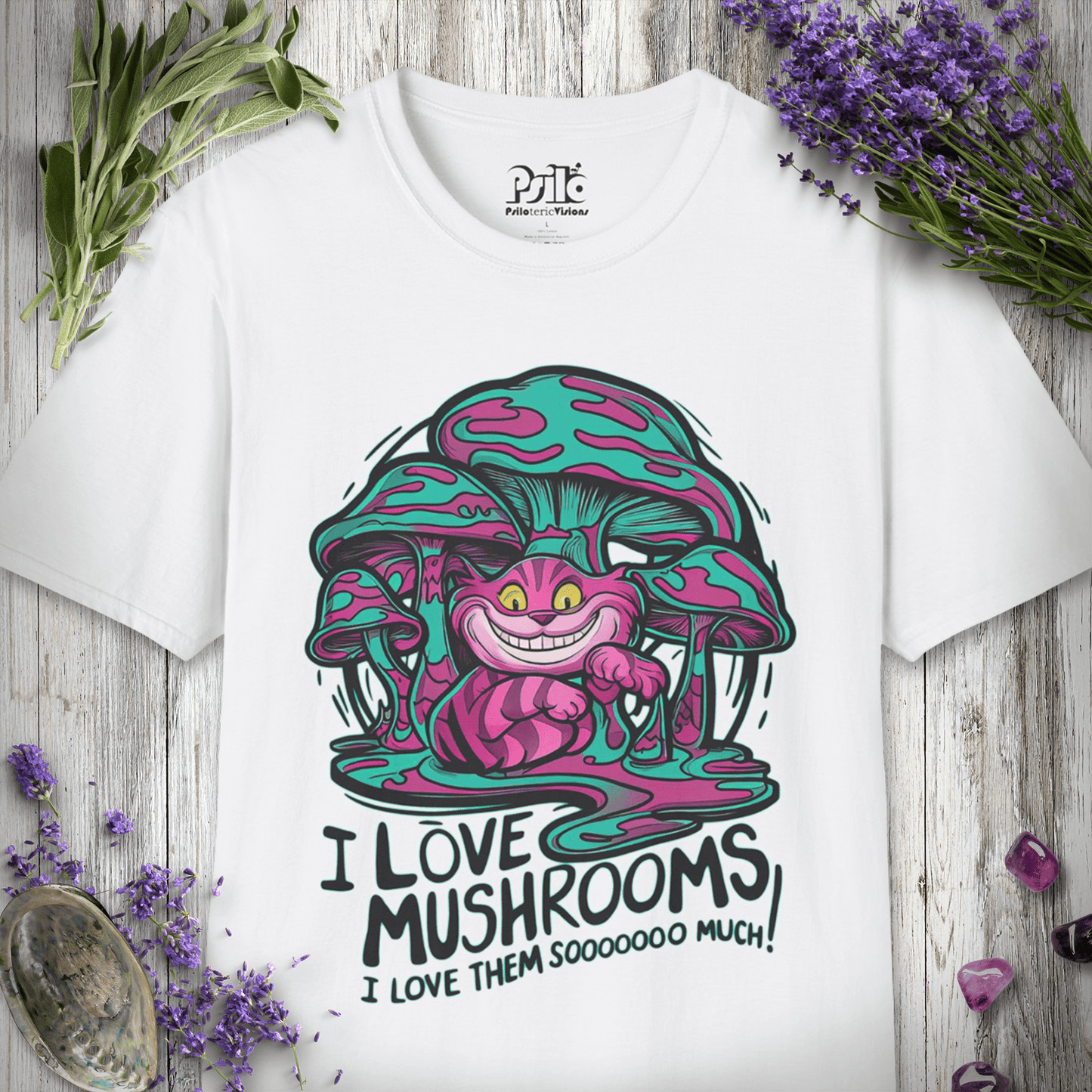 I Love Mushrooms Soooo Much T-SHIRT