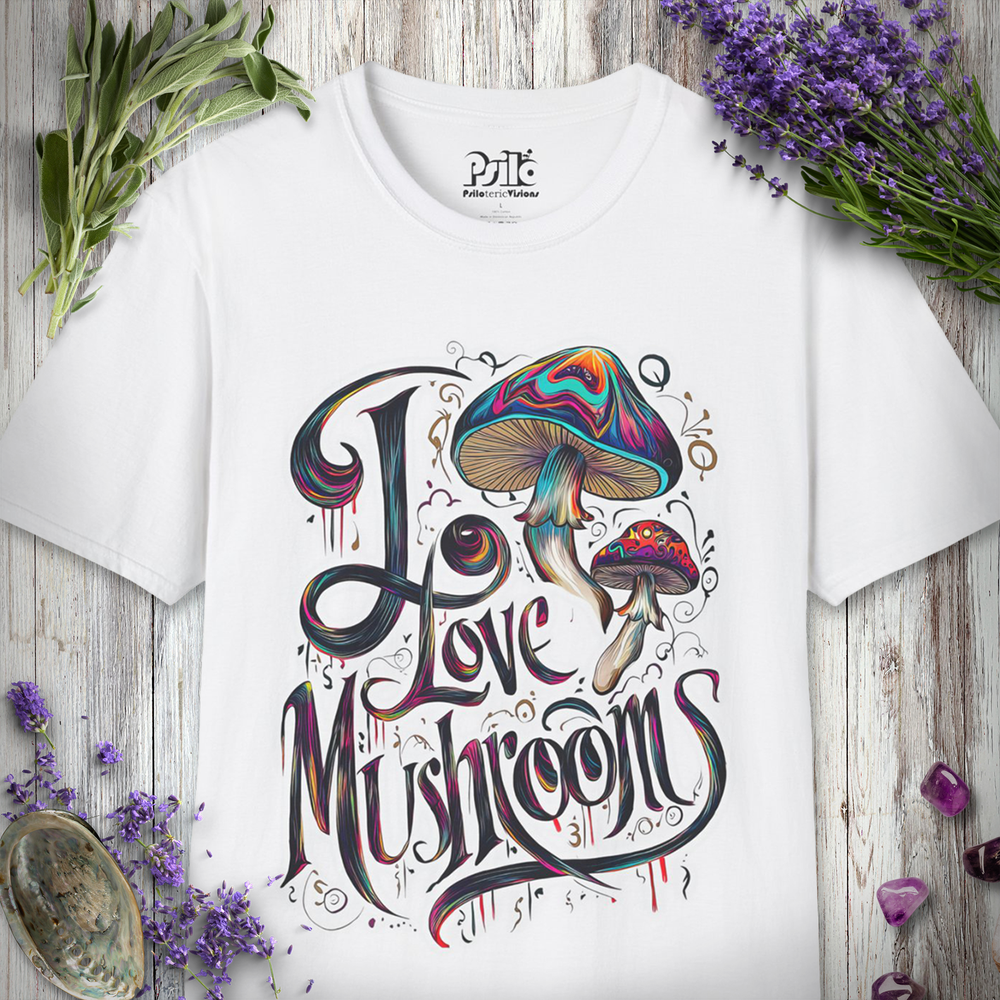 "I Love Mushrooms" Unisex T-SHIRT