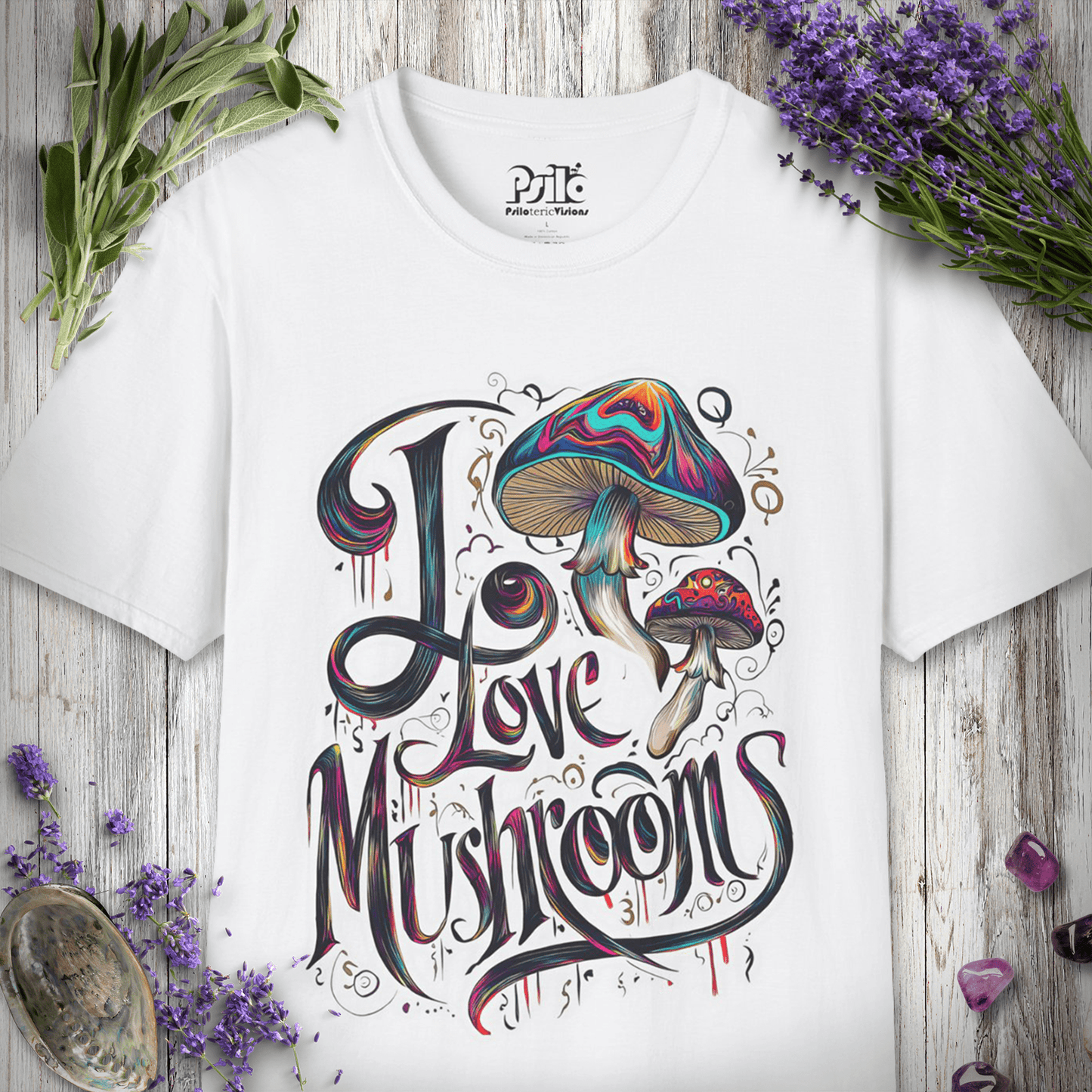 I Love Mushrooms T-SHIRT