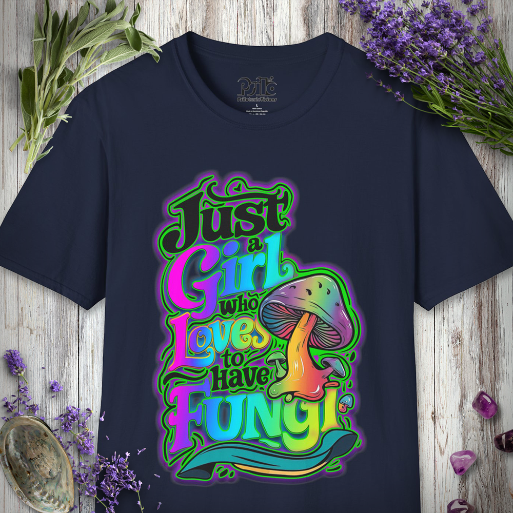 Girl Loves Fungi T-Shirt