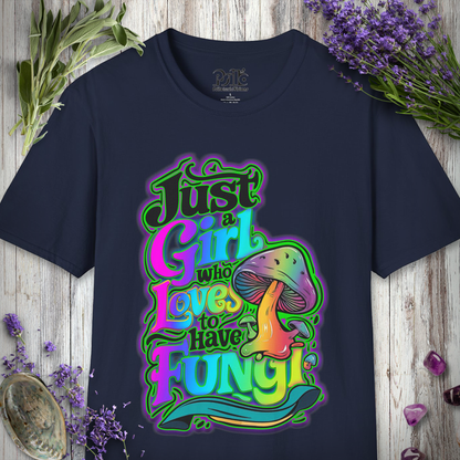 Girl Loves Fungi T-SHIRT